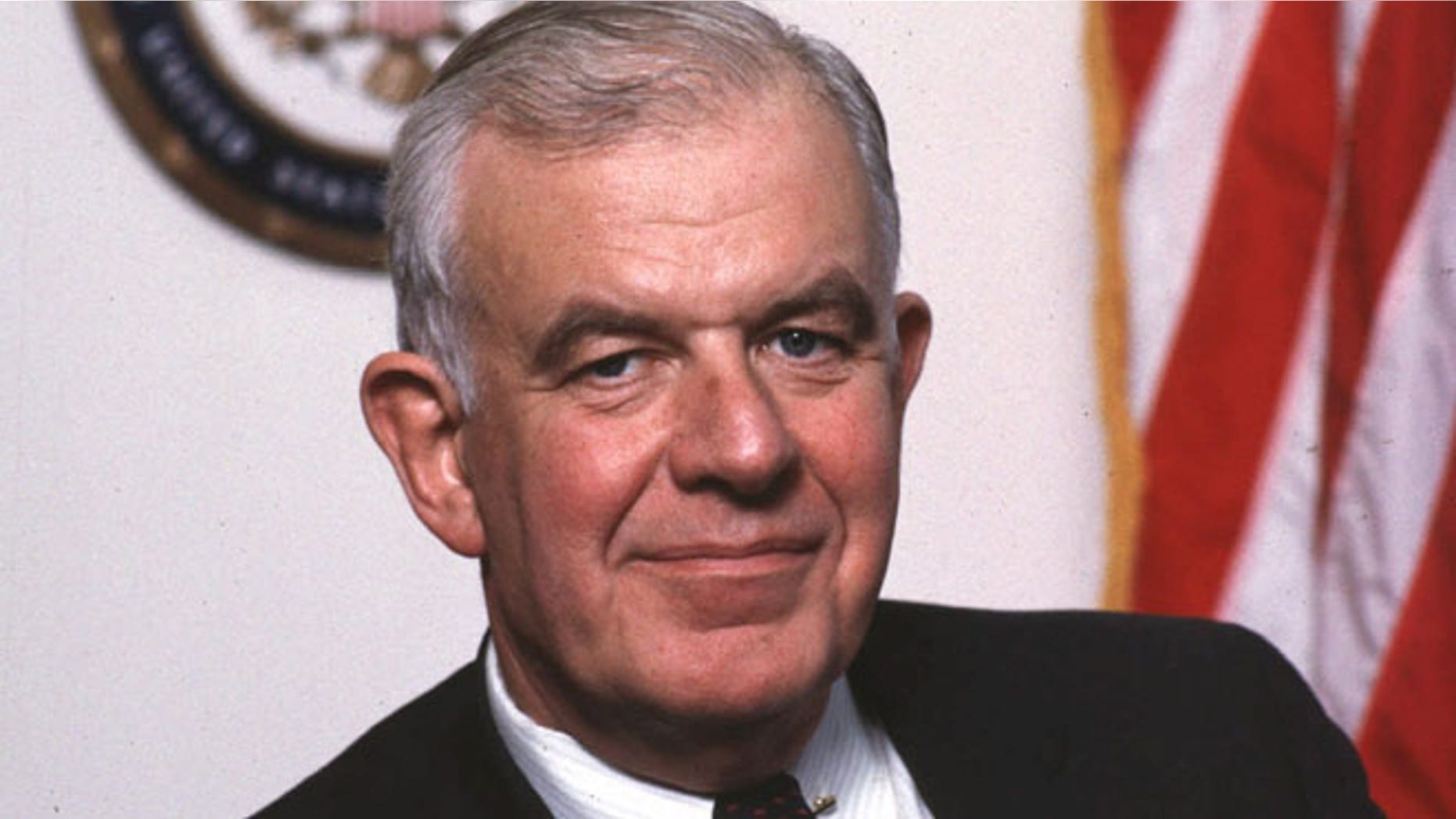 In this June 1989 file photo, former Speaker of the U.S. House of Representatives Tom Foley poses in his 5th Congressional District office in Spokane, Wash.