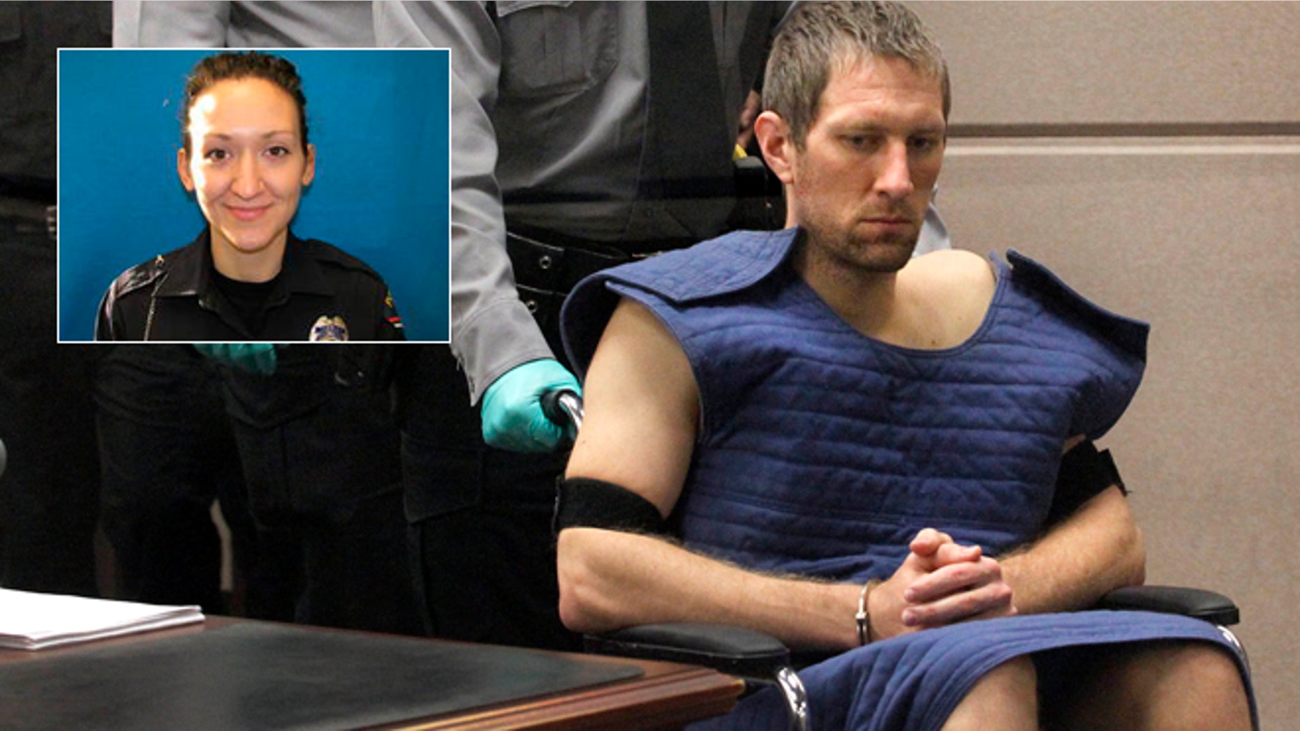 Dec. 27, 2012: Ben Sebena is brought into intake court in Milwaukee. He is charged with killing his wife, Jennifer Sebena, left.