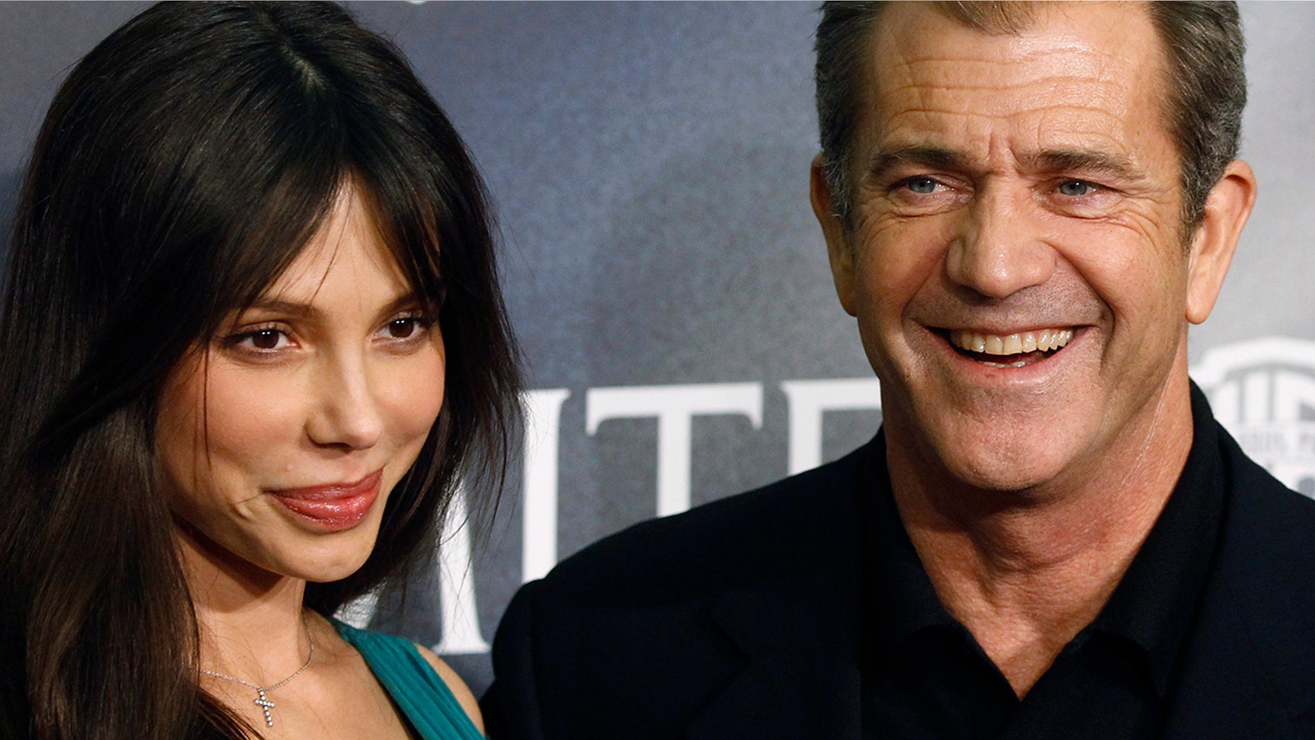 Actor Mel Gibson (R) and Oksana Grigorieva pose during the Spanish premiere of the film "Edge of Darkness" in Madrid in this February 1, 2010 file photo.