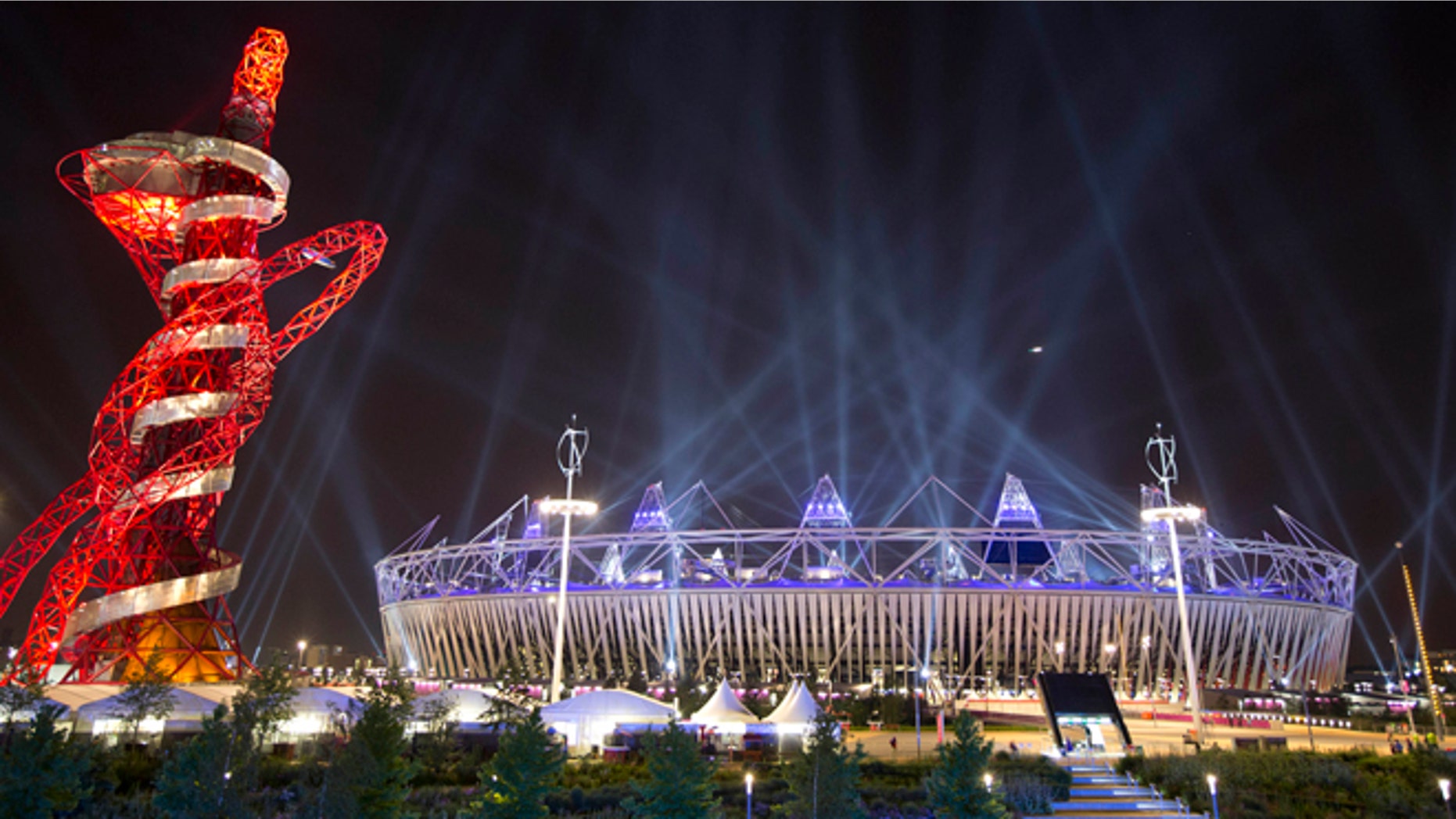 Olympic Stadium in London. (AP Photo/Ben Curtis)
