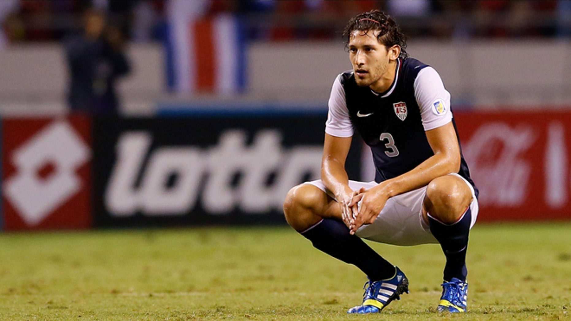 SAN JOSE, COSTA RICA - SEPTEMBER 06: Omar Gonzalez #3 of the United States against Costa Rica during the FIFA 2014 World Cup Qualifier at Estadio Nacional on September 6, 2013 in San Jose, Costa Rica. (Photo by Kevin C. Cox/Getty Images) *** Local Caption *** Omar Gonzalez