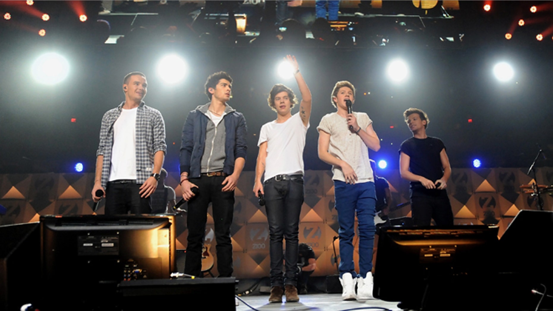 Dec. 7, 2012: One Direction perform at Z100's Jingle Ball 2012 presented by Aeropostale at Madison Square Garden in New York.
