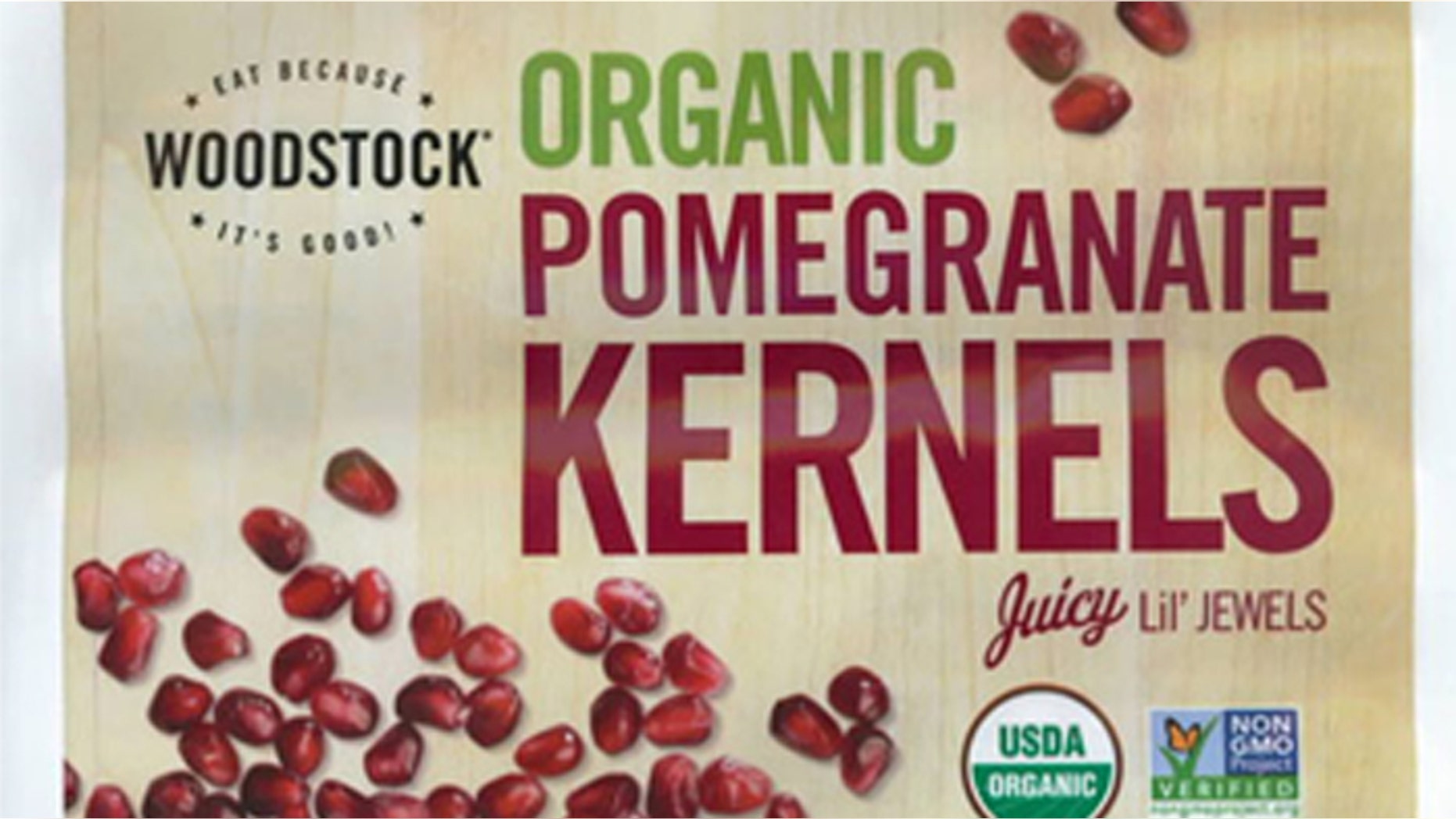 Woodstock Frozen Organic Pomegranate Kernels