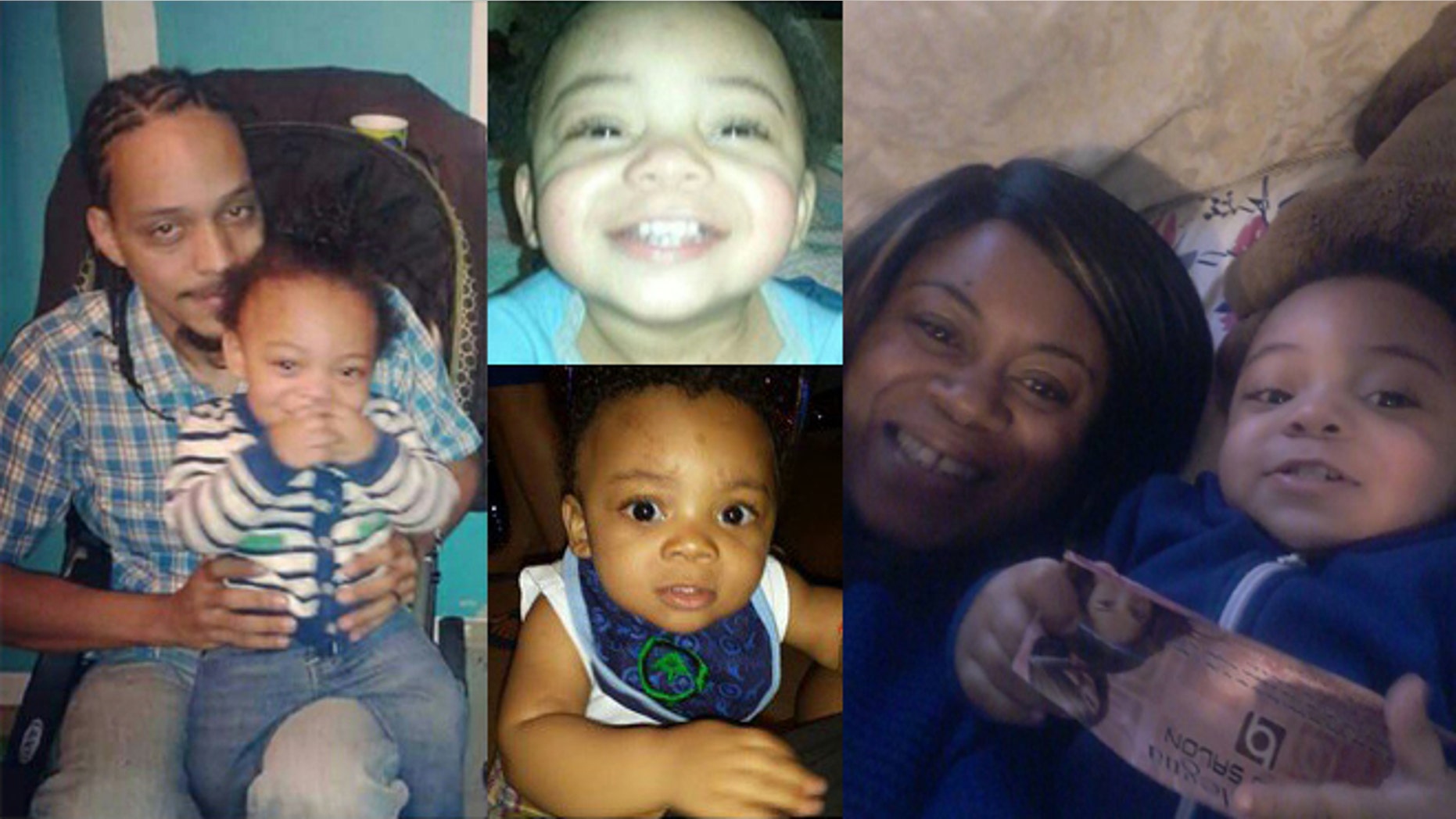 A family tragedy. Luis Ortiz (left) and Latish Fisher (right) with baby Gavriel Ortiz-Fisher. (Three photos on left: GoFundMe; Photo on right: Facebook)