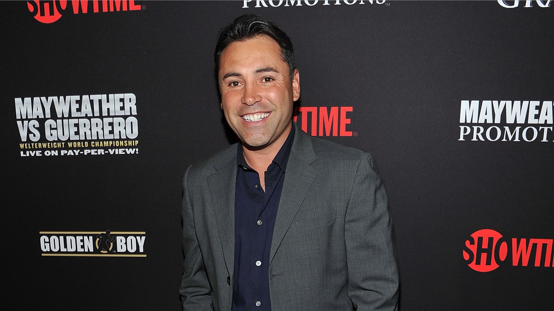 Oscar De La Hoya at the MGM Grand Hotel/Casino on May 4, 2013 in Las Vegas, Nevada.
