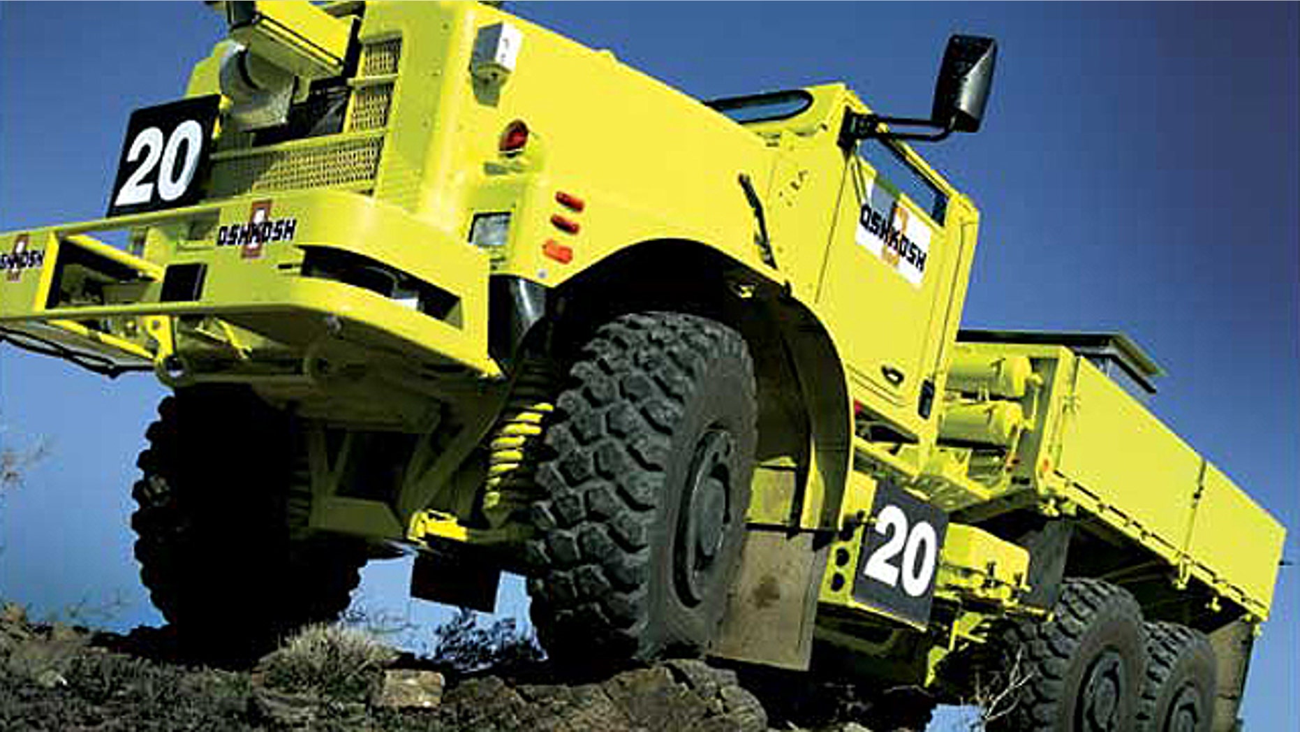 Oshkoshs self-driving, self-navigating TerraMax, designed to complete missions and keep U.S. soldiers out of harms way.