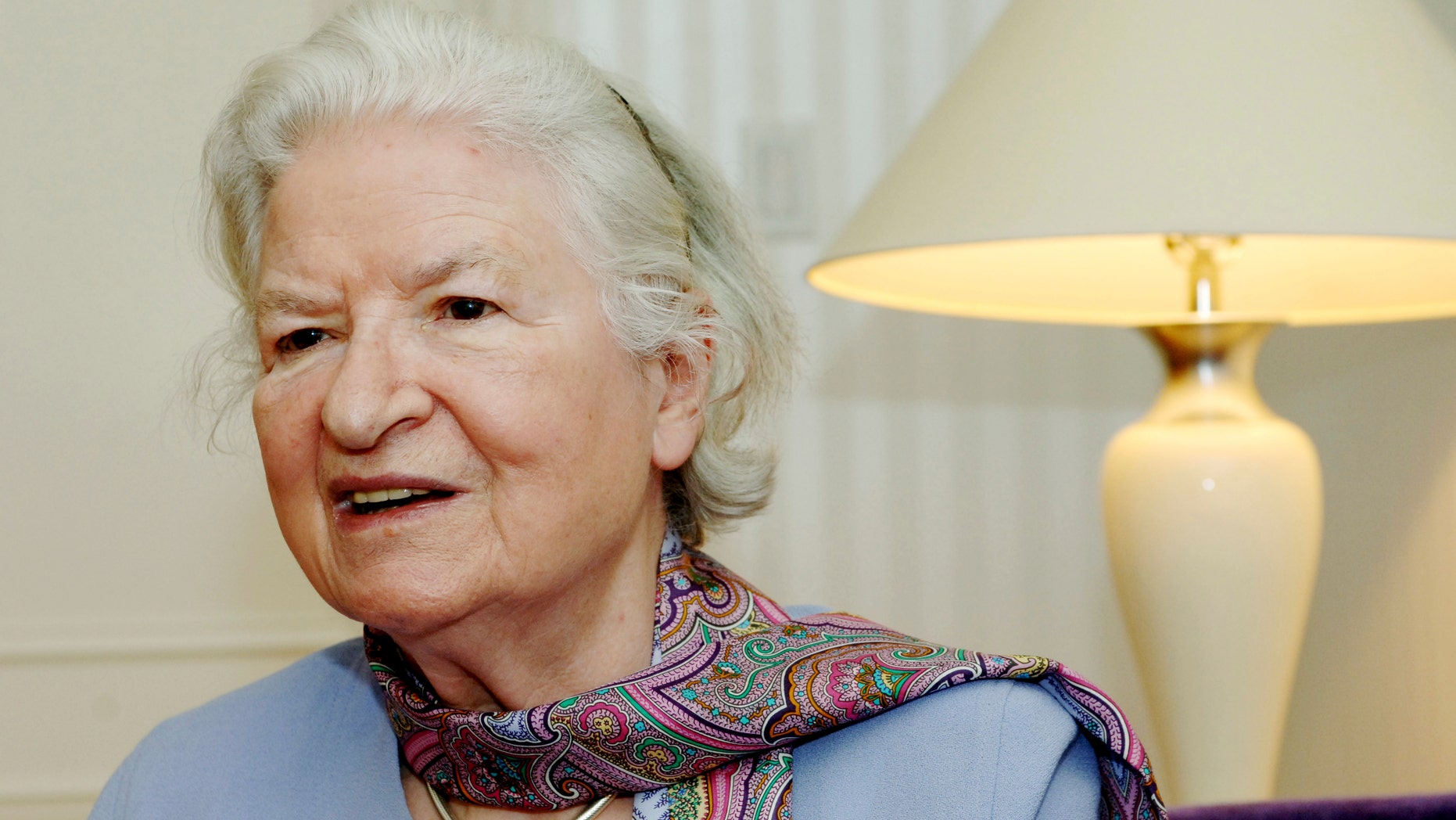 Nov. 27, 2005. P.D. James as she discusses her latest novel, "The Lighthouse," another mystery featuring Scotland Yard detective Adam Dalgliesh, during an interview in New York.