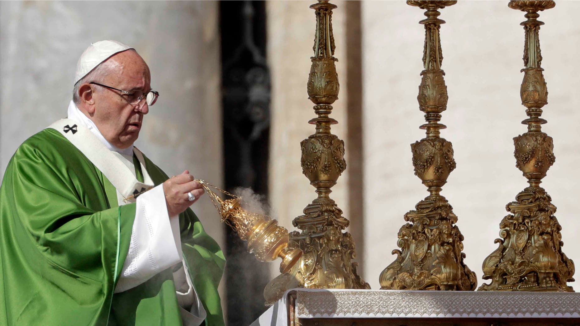 Pope Francis at the Vatican, Sunday, Sept. 25, 2016.