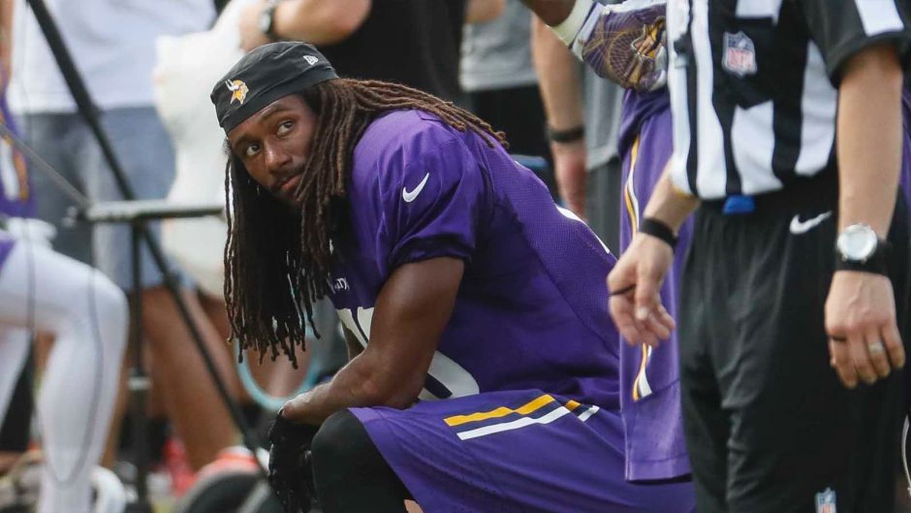 Minnesota Vikings cornerback Trae Waynes participates in a joint NFL football practice with the Cincinnati Bengals, Thursday, Aug. 11, 2016, in Cincinnati.