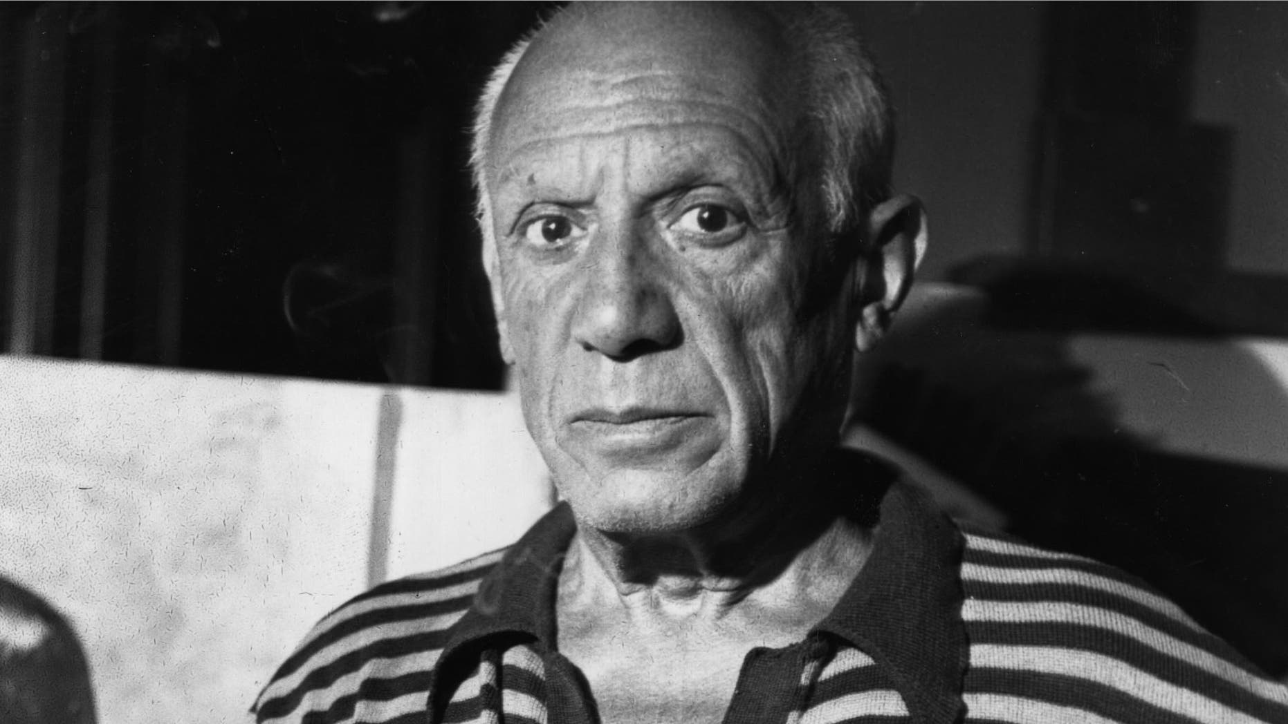 30th September 1955: Pablo Picasso (1881 - 1973), Spanish painter and pioneer of Cubism. (Photo by George Stroud/Express/Getty Images)