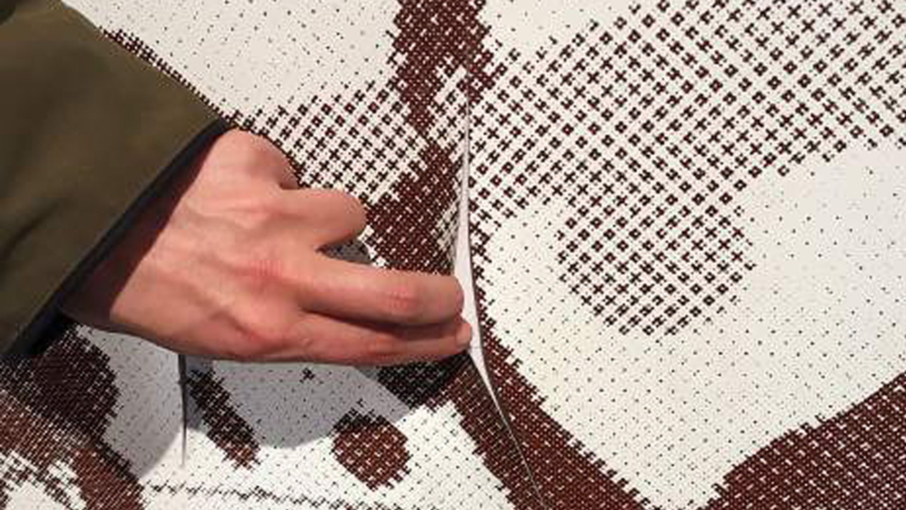 A man who was caught on camera slashing a $3 million artwork at a Colorado gallery last year was identified as the son of the painting's owner, police said last week.