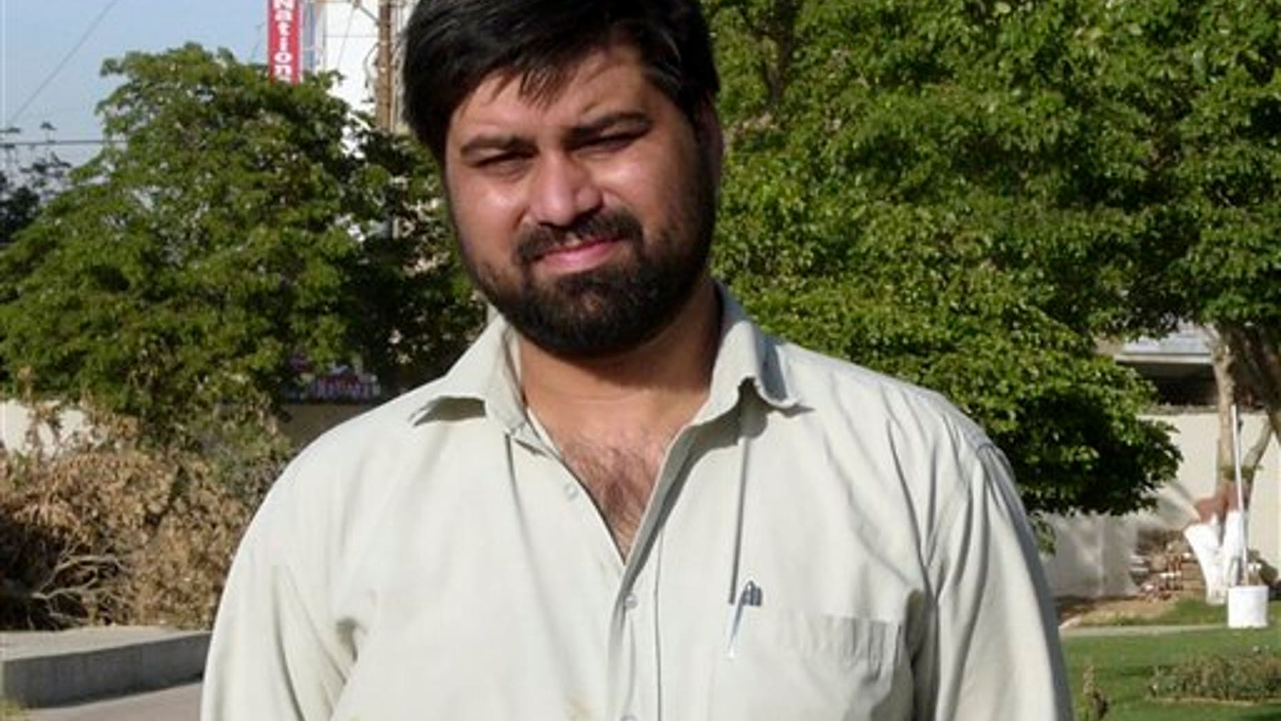 This undated photo provided by Adnkronos news agency shows Pakistani journalist and Adnkronos International correspondent Syed Saleem Shahzad.