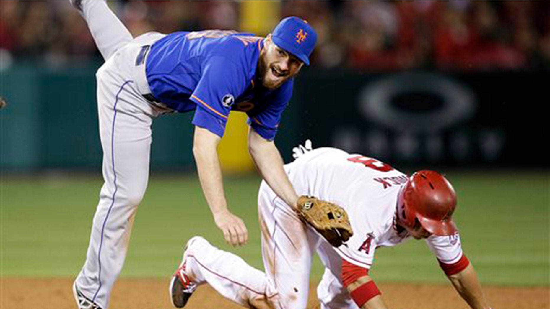 New York Mets second baseman Daniel Murphy on April 12, 2014.