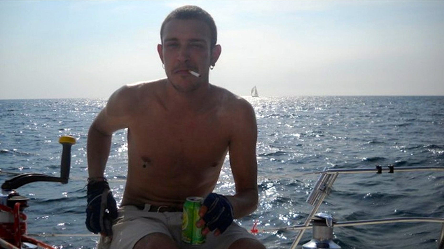Patrick Kowalski in a boat in Acapulco, Mexico, before he was deported back to the United States. (Photo: Courtesy of Patrick Kowalski)