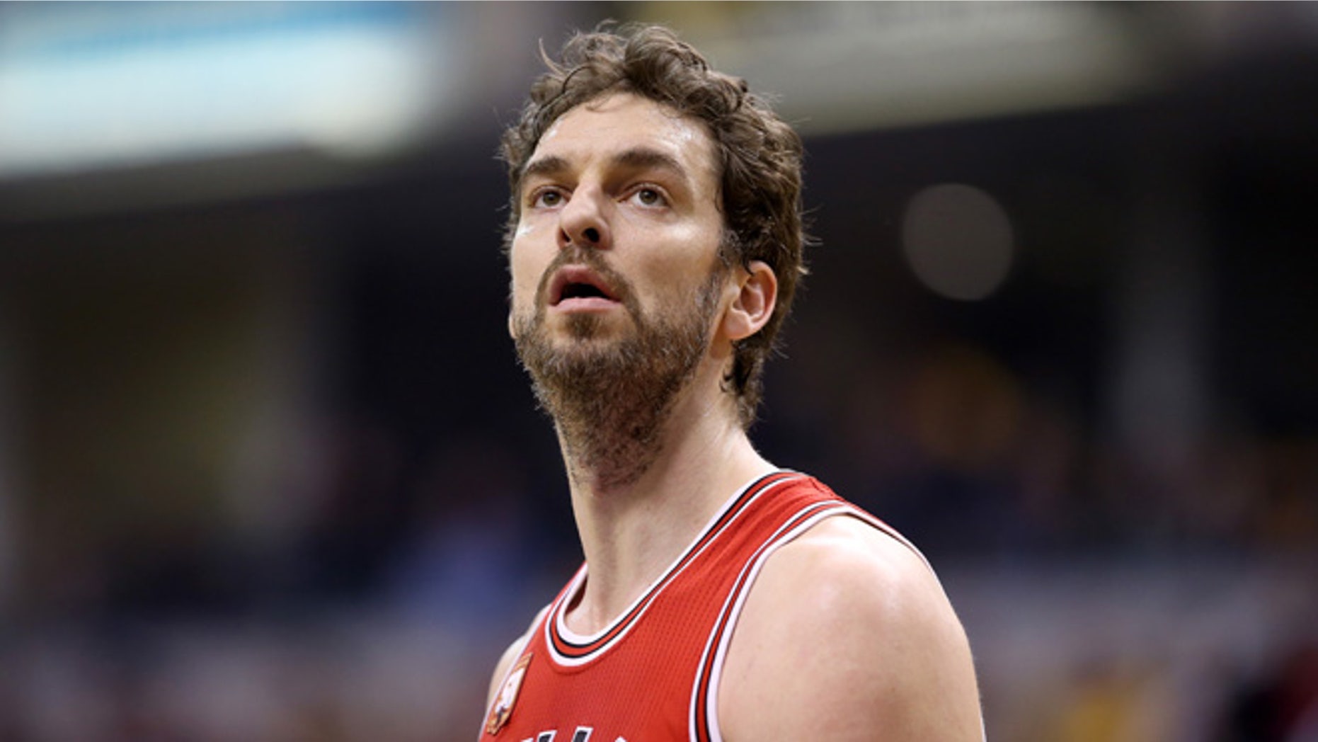 Pau Gasol on March 29, 2016 in Indianapolis, Indiana.