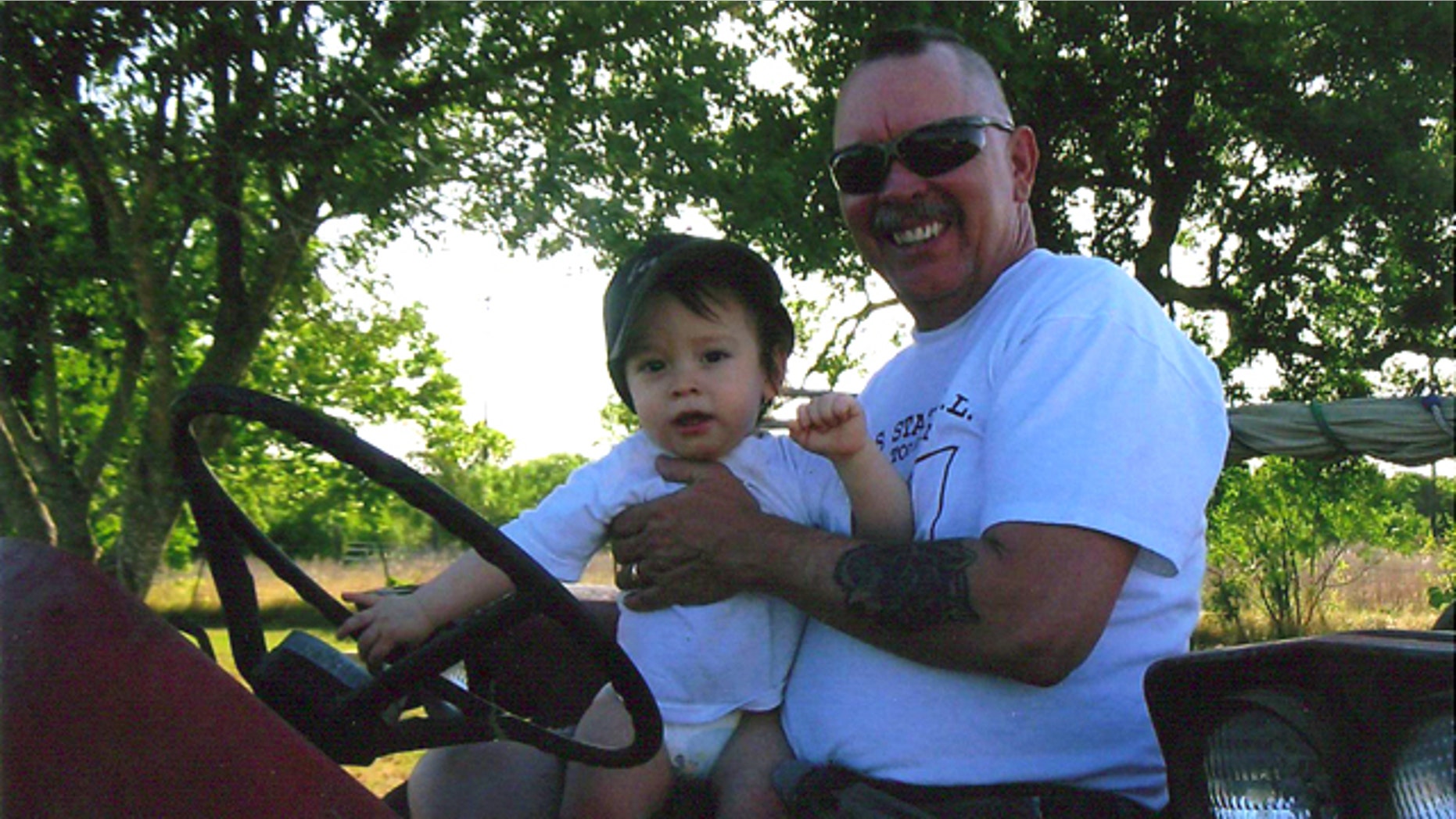 Paul Copeland and his now 3-year-old son Pablo in 2009.