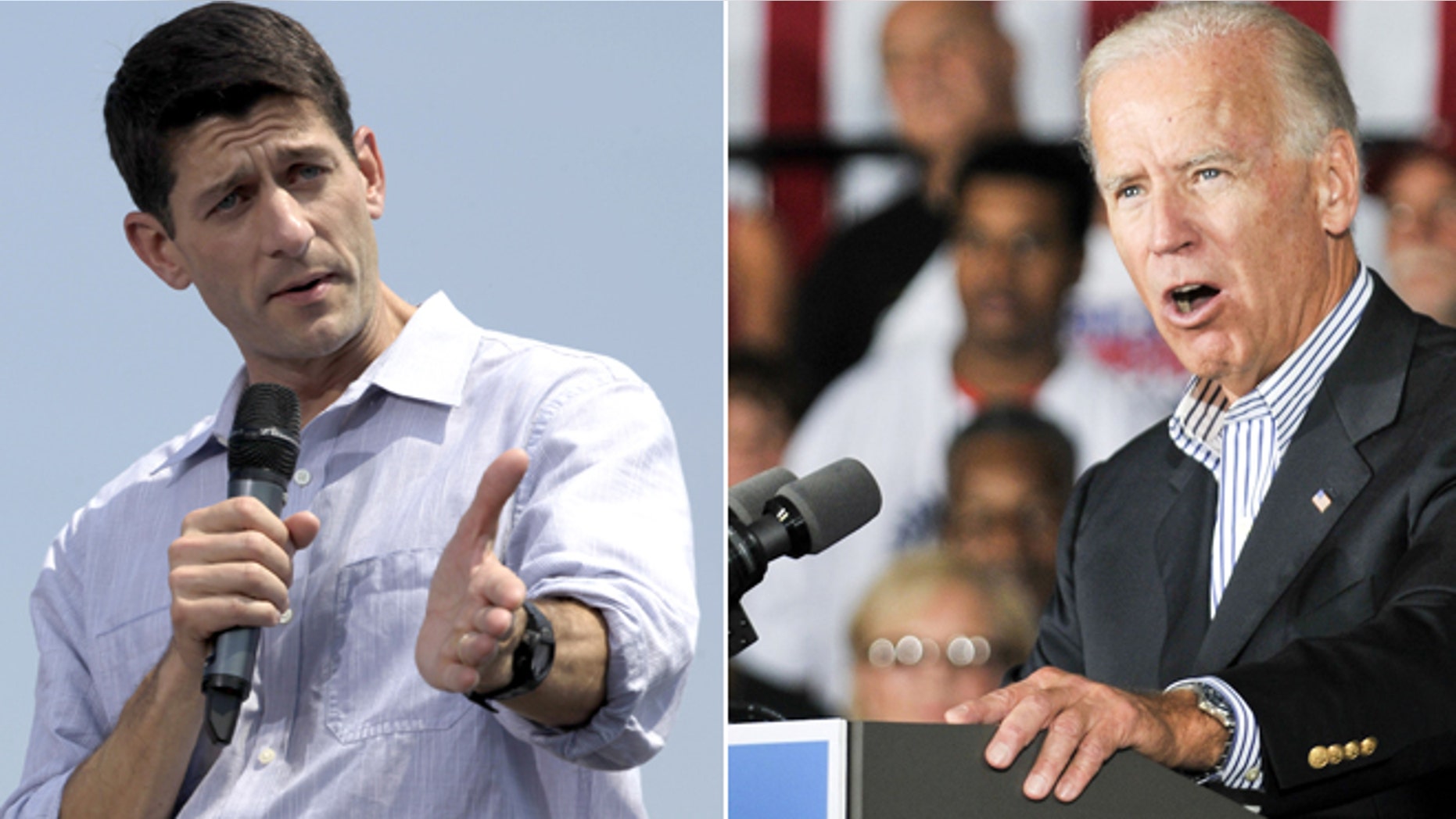 Aug. 31, 2012: Paul Ryan and Joe Biden campaign on the heels of the GOP convention.