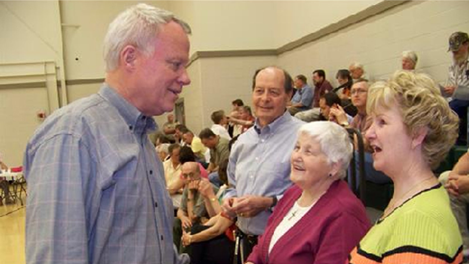 Rep. Paul Broun is shown here at a spring 2010 'Simple Truth Town Hall' in Franklin County.