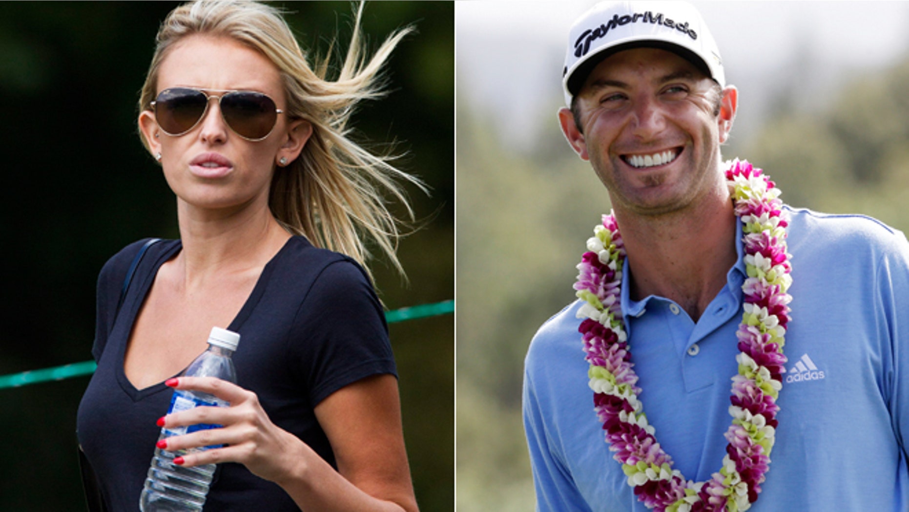 Paulina Gretzky, left, and Dustin Johnson have taken to Twitter to say they're getting married.