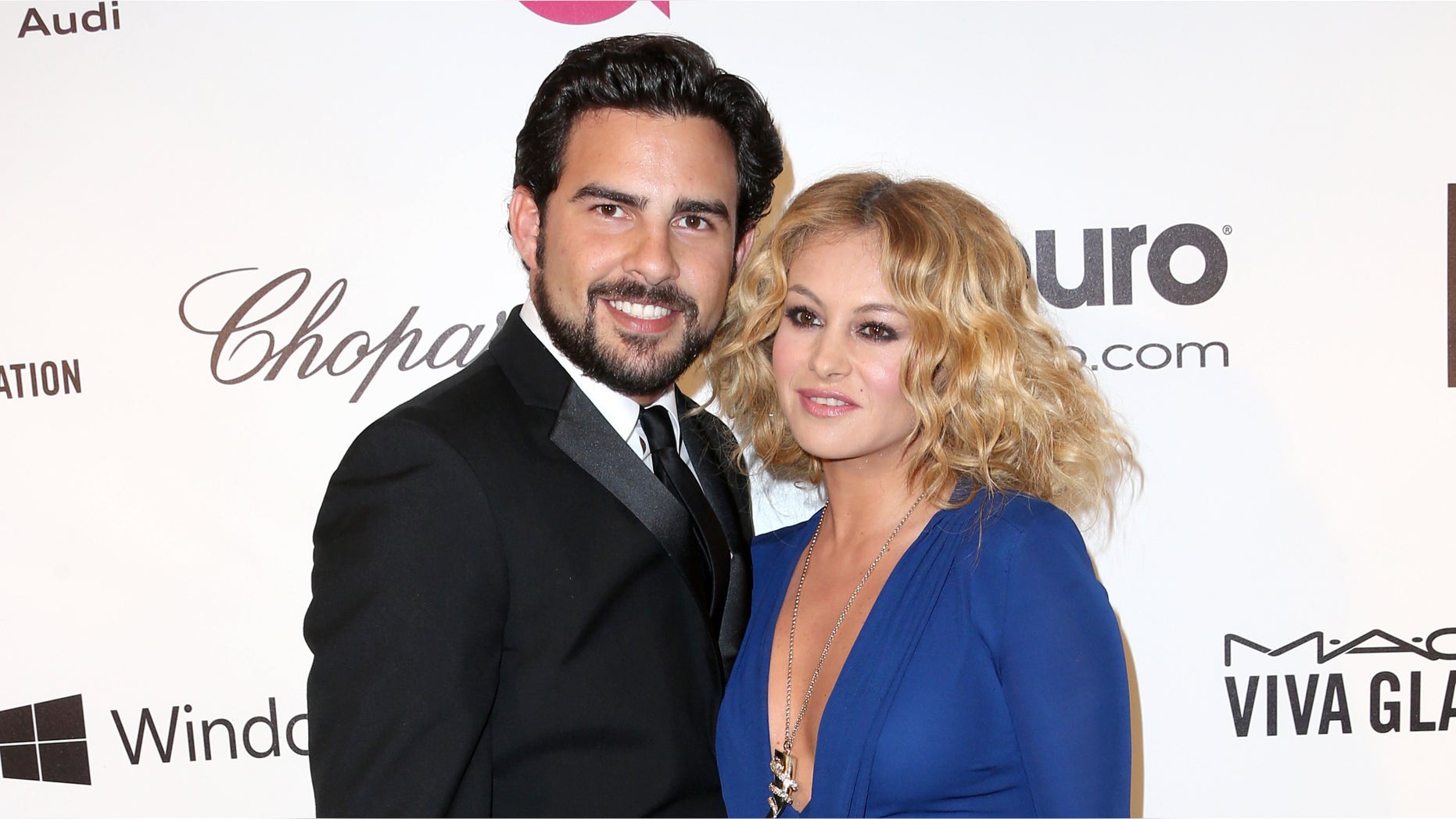 Paulina Rubio y Gerardo Bazua el 2 de marzo de 2014 en Los Ángeles, California.
