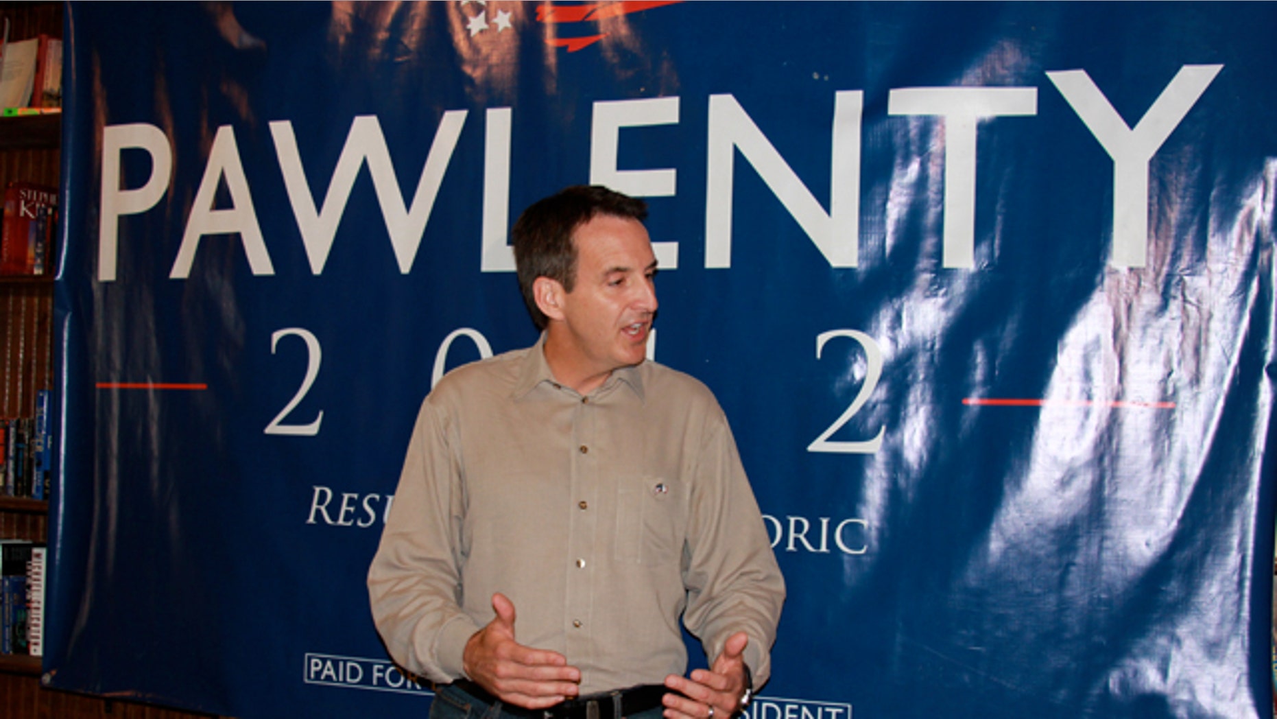 Aug. 10: Tim Pawlenty in Adel, Iowa.