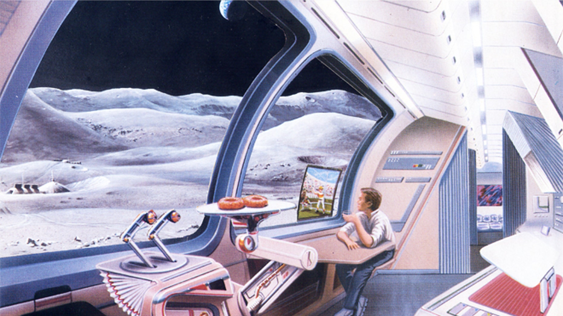How will future space tourists pay for snacks off-planet?