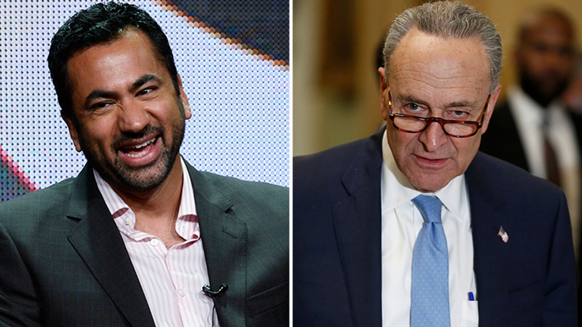 Actor Kal Penn, a former aide in Barack Obama's White House, wants Senate Democratic Leader Chuck Schumer "out of office" after the New York lawmaker delivered a pro-Israel speech in Washington this week.