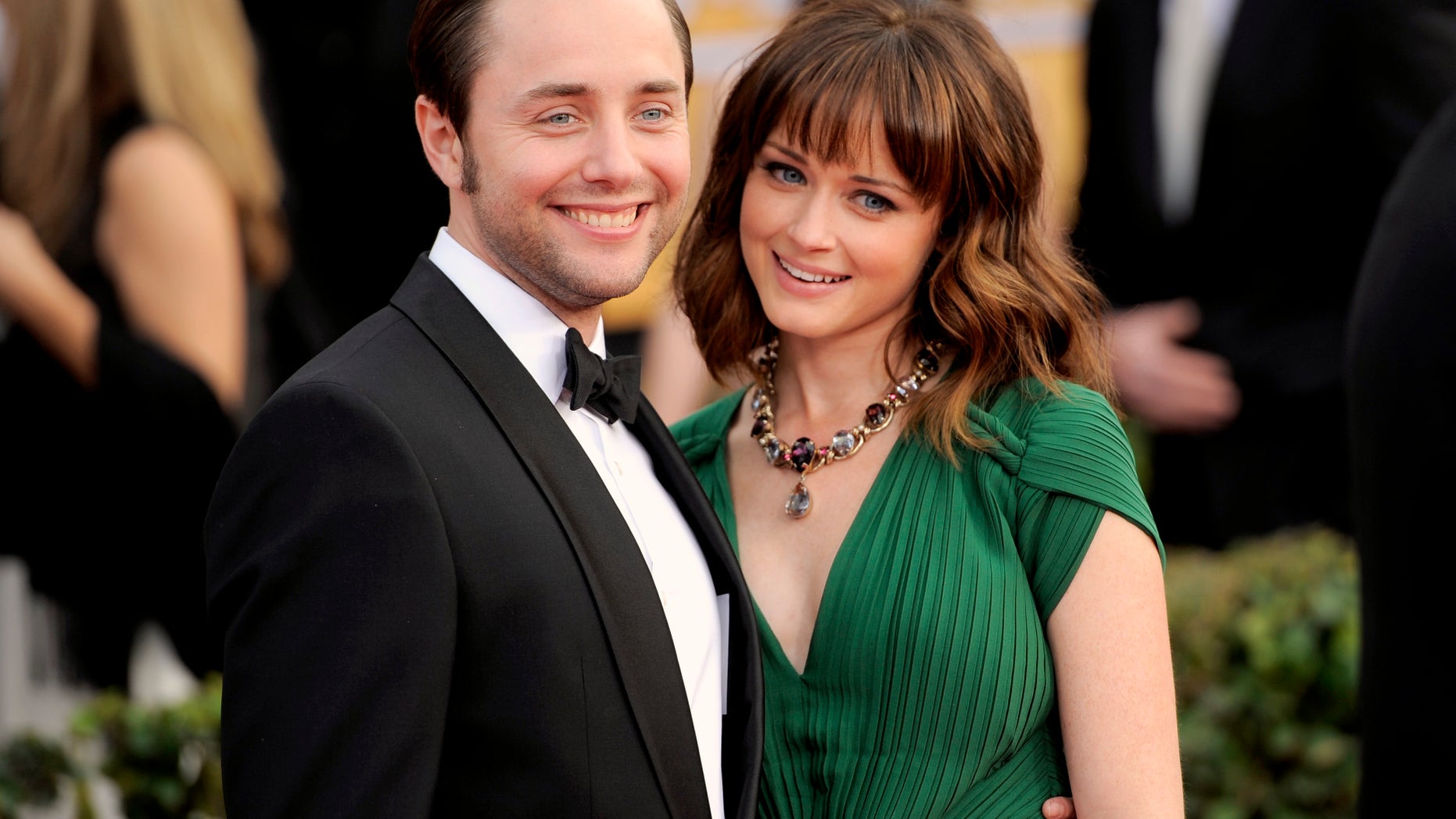 Jan. 27, 2013: This file photo shows actors Vincent Kartheiser, left, and Alexis Bledel at the 19th Annual Screen Actors Guild Awards at the Shrine Auditorium in Los Angeles.