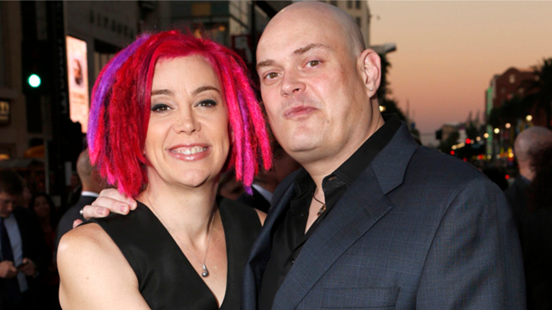 FILE - In this Oct. 24, 2012, file photo, co-directors Lana Wachowski and Andy Wachowski pose for a photo at the Los Angeles premiere of 'Cloud Atlas'. (Photo by Todd Williamson/Invision, File)