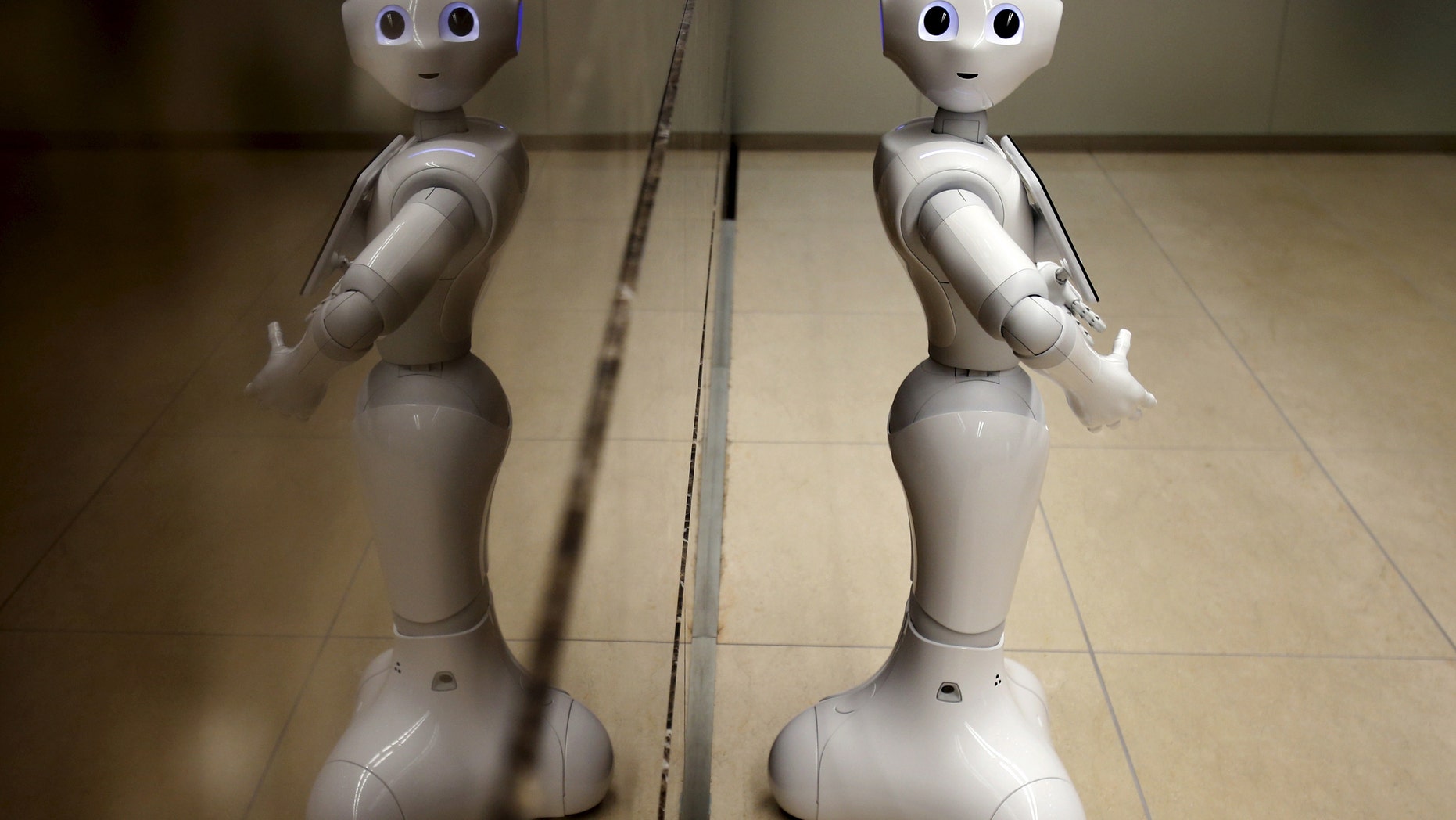 File photo - SoftBank's human-like robot named 'Pepper'.