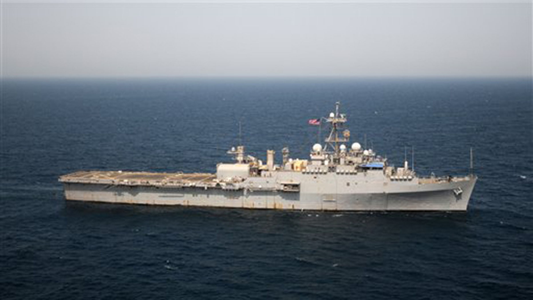 July 4, 2012: In this photo provided by the U.S. Navy, the USS Ponce transits the Persian Gulf en route to Bahrain, according to the U.S. Navy.