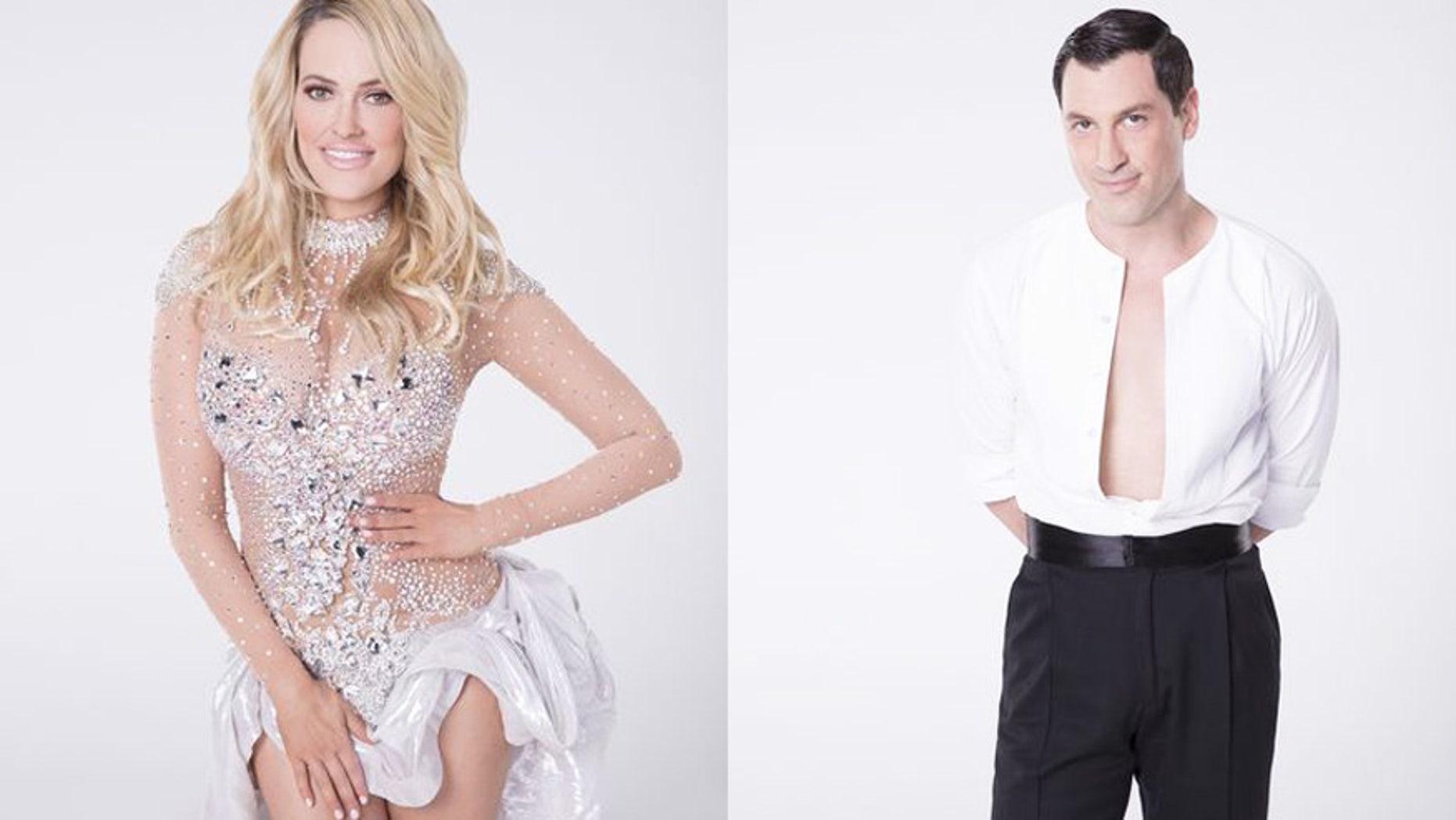 Peta Murgatroyd (left) and Maksim Chmerkovskiy (right) are safe after someone allegedly tried to break into their home.