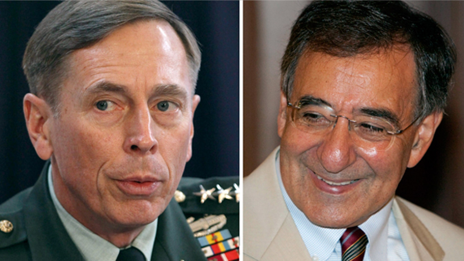 U.S. Army General David Petraeus and CIA director Leon Panetta
