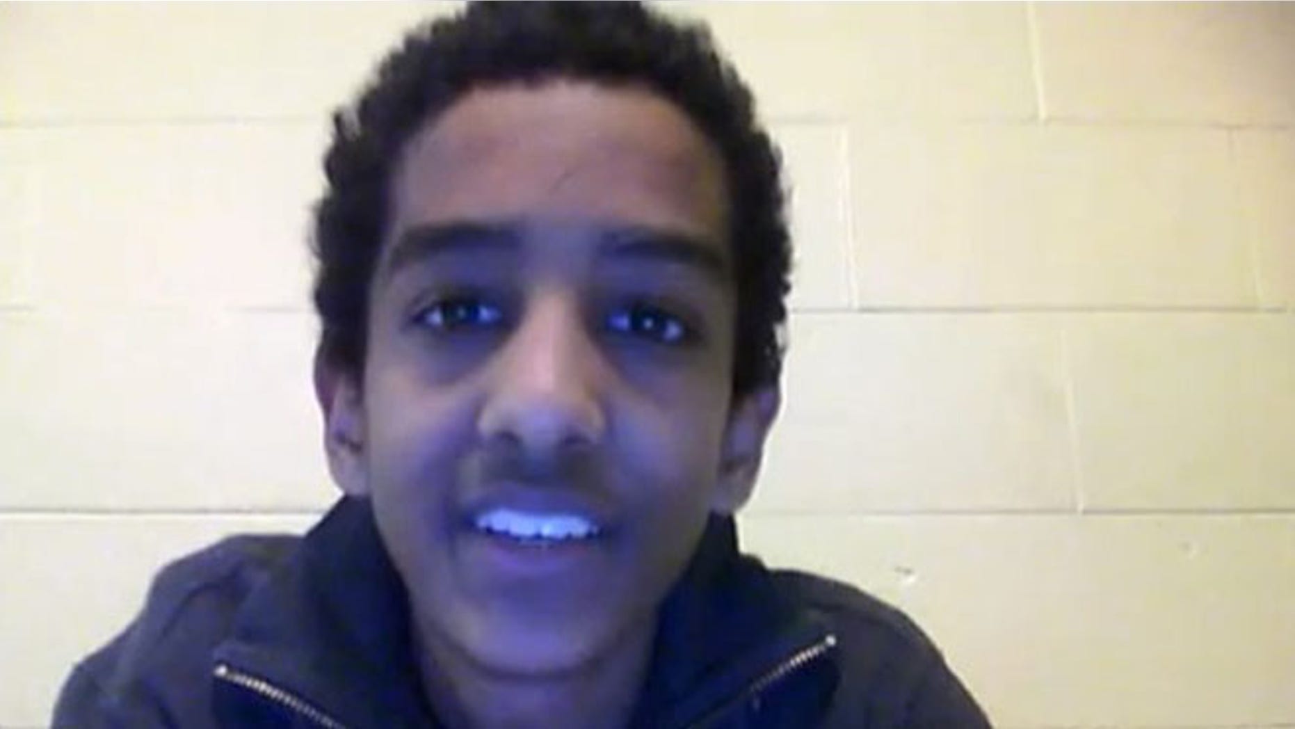 This screengrab from a video shows Robel Phillipos, 19, who has been charged with lying to federal investigators in the Boston Marathon bombing case.