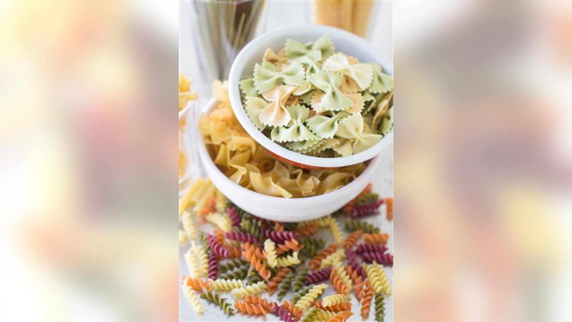 An assortment of pastas.