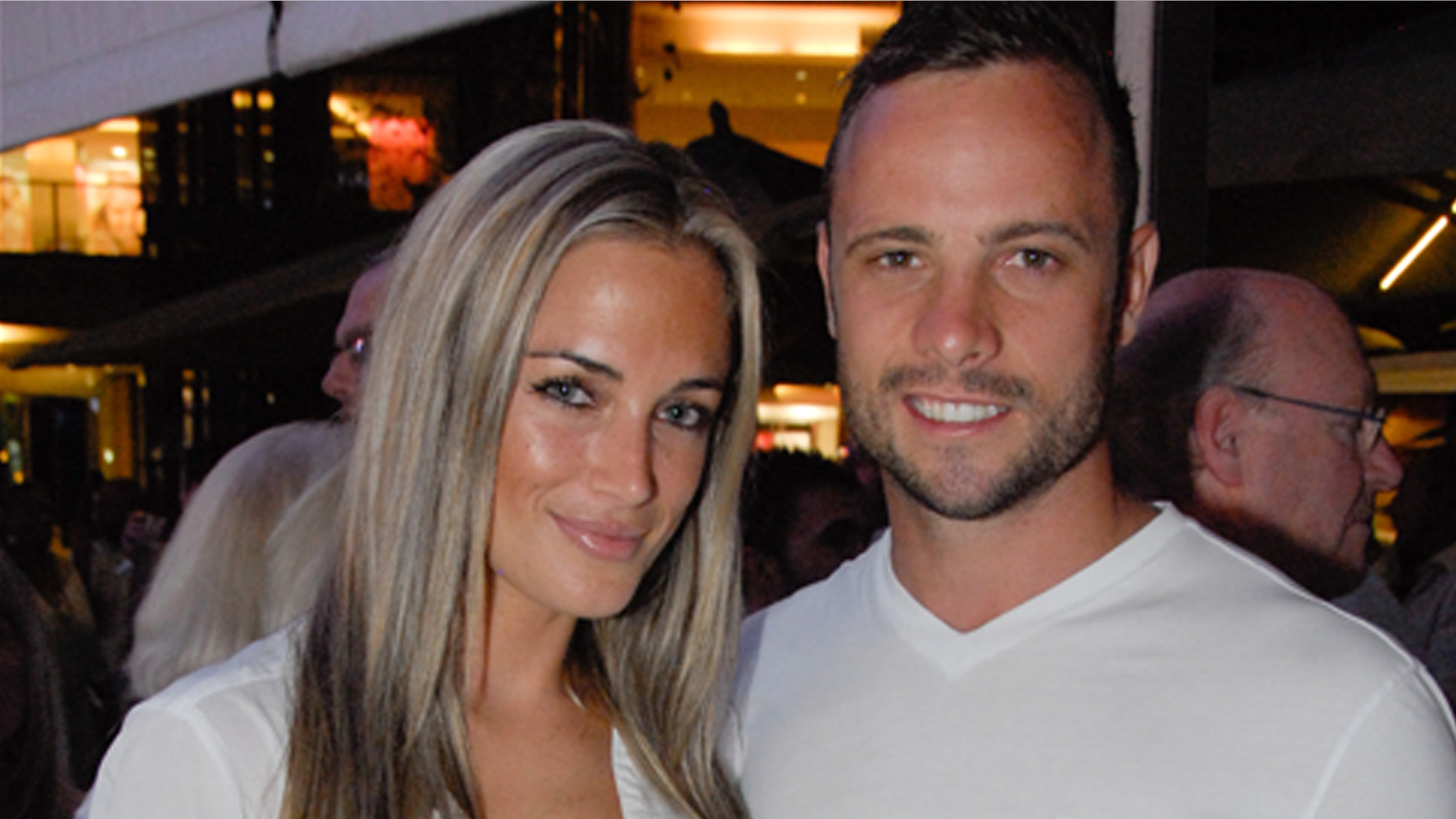 Oscar Pistorius and Reeva Steenkamp.
