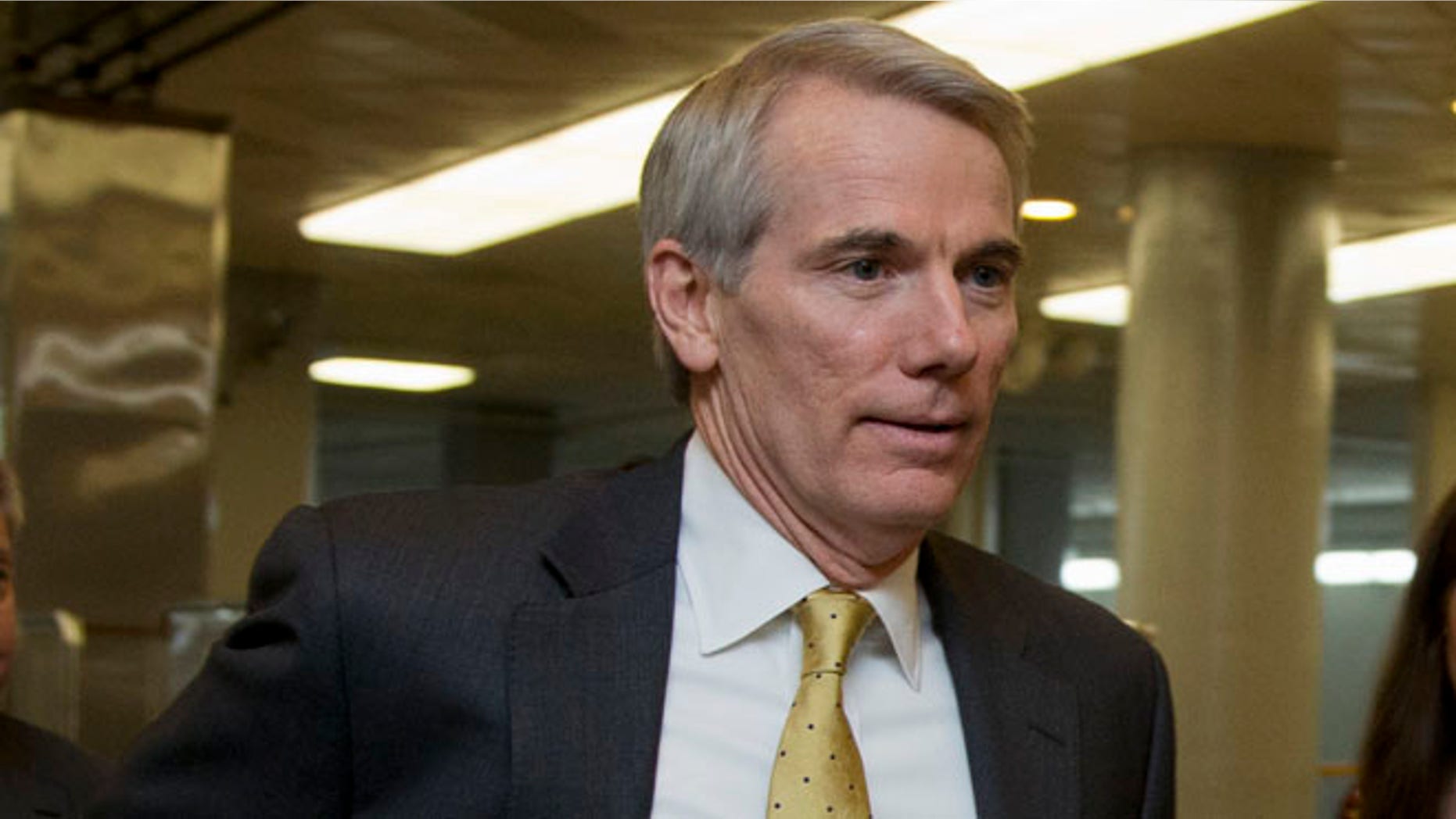 FILE: Dec. 12, 2014: Sen. Rob Portman, R-Ohio, on Capitol Hill in Washington, D.C.