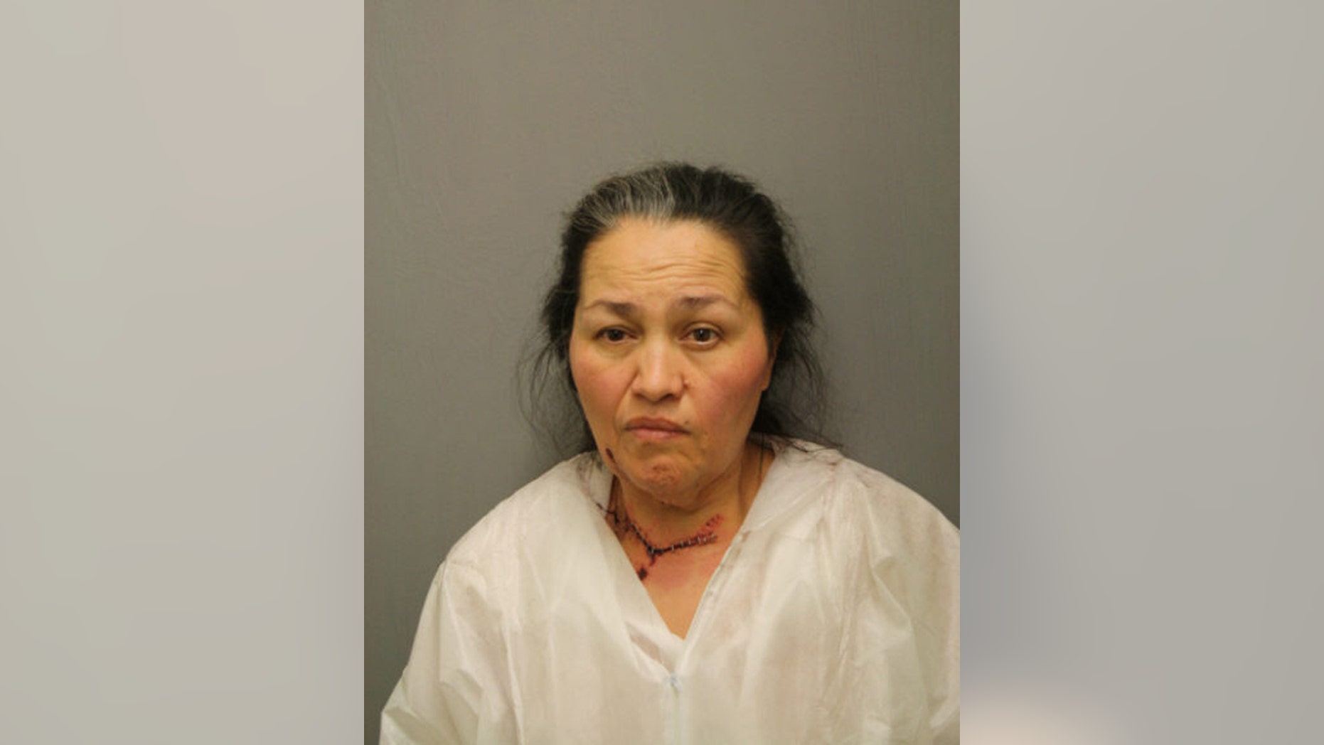 This image provided by the Chicago Police Department shows Manuela Rodriguez. The Chicago woman is charged in the death of her 7-month-old granddaughter, who was struck in the head multiple times before having her throat cut with a power saw, prosecutors announced Tuesday March 10, 2015. (AP Photo/Chicago Police Department)