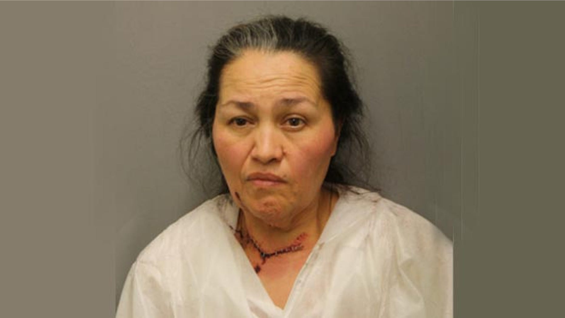 This image provided by the Chicago Police Department shows Manuela Rodriguez. The Chicago woman is charged in the death of her 7-month-old granddaughter, who was struck in the head multiple times before having her throat cut with a power saw, prosecutors announced Tuesday March 10, 2015. (AP Photo/Chicago Police Department)