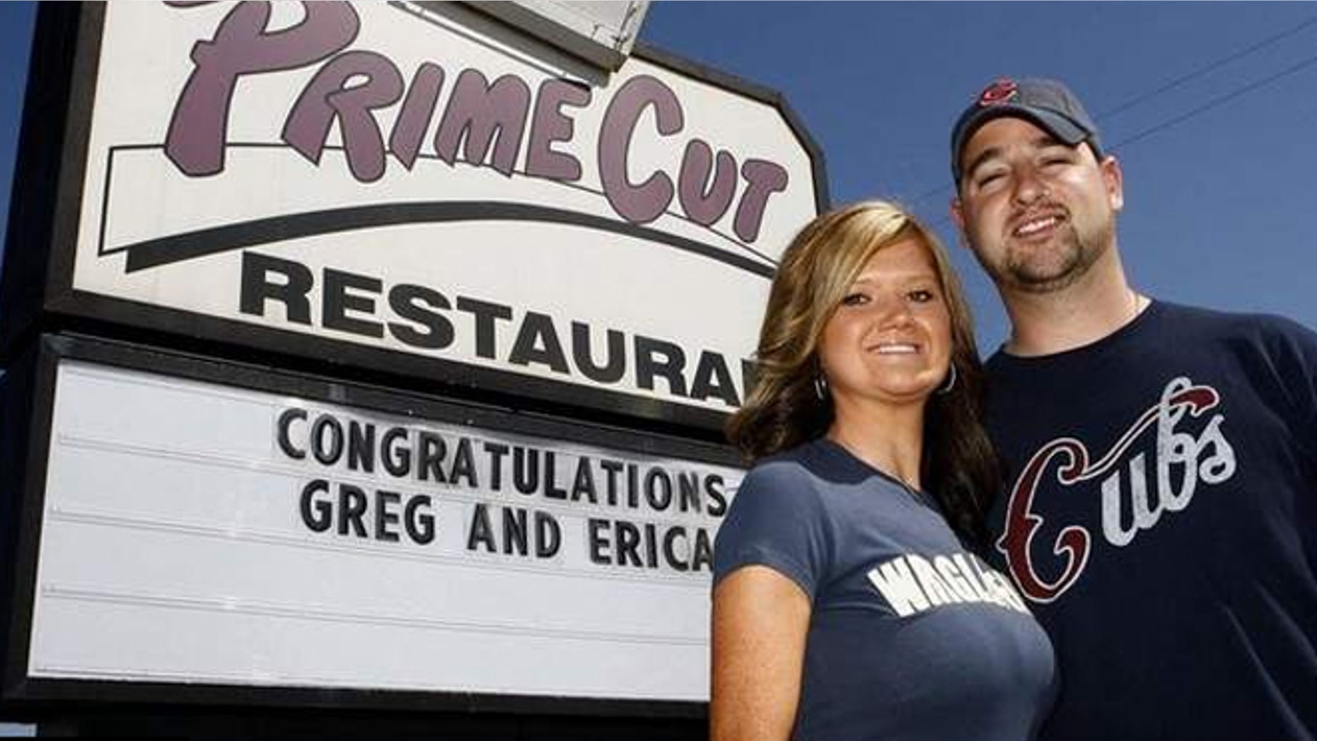 Greg Altringer proposed to his girlfriend Erica Kresge the old-fashioned way after she missed the message on a scoreboard at Wrigley Field.