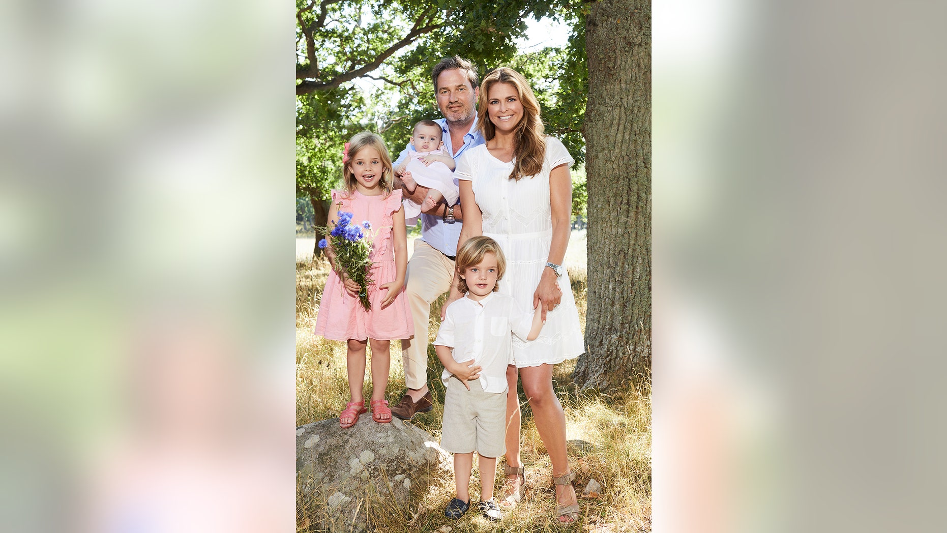 Princess Madeleine and her family.