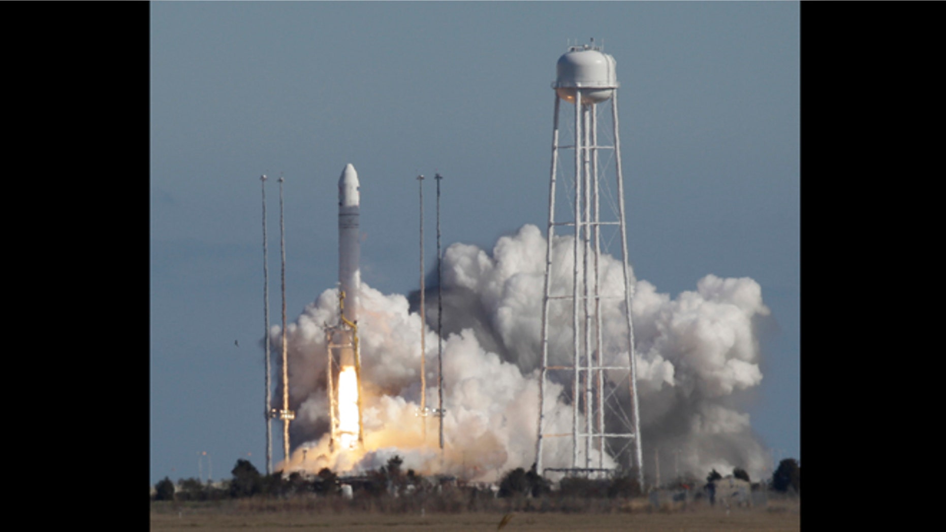 April 21, 2013: Orbital Sciences Corp.'s Antares rocket lifts off from the NASA facility on Wallops Island, Va. The rocket will eventually deliver supplies to the International Space Station.
