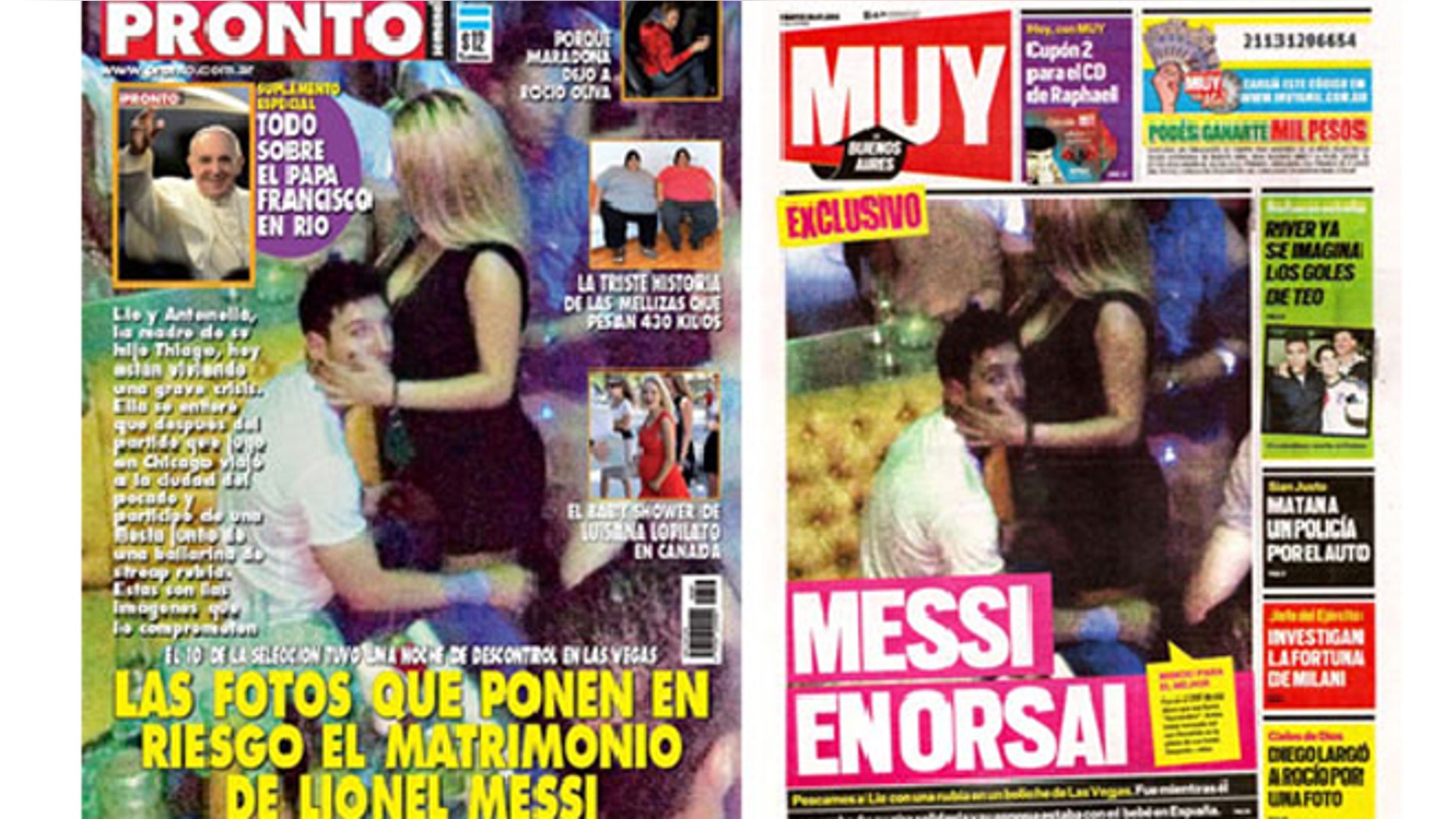 Lionel Messi Caught On Camera With Woman In Vegas | Fox News