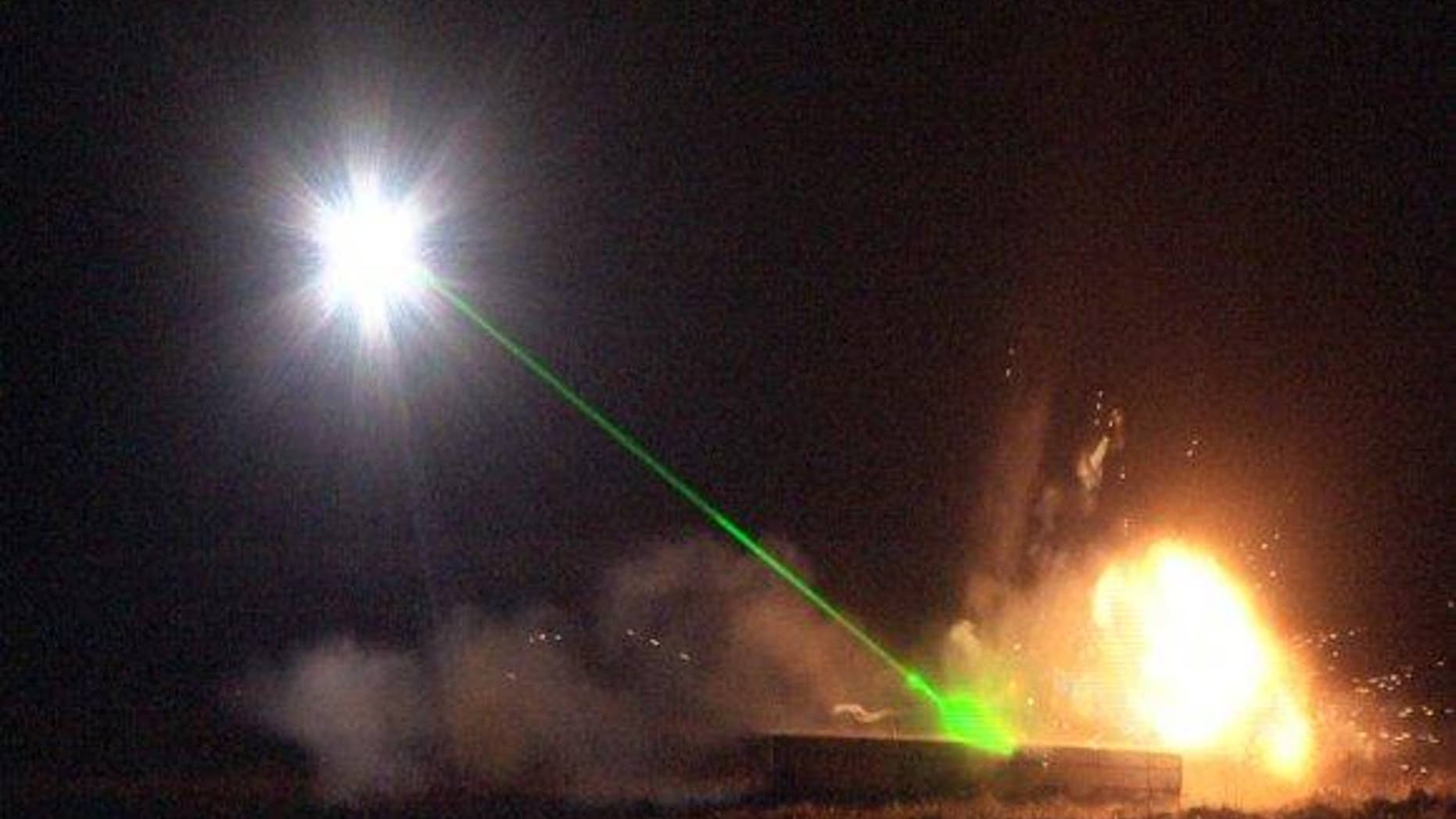 A Recovery of Airbase Denied by Ordinance prototype is shown during a testing phase in February 2015.