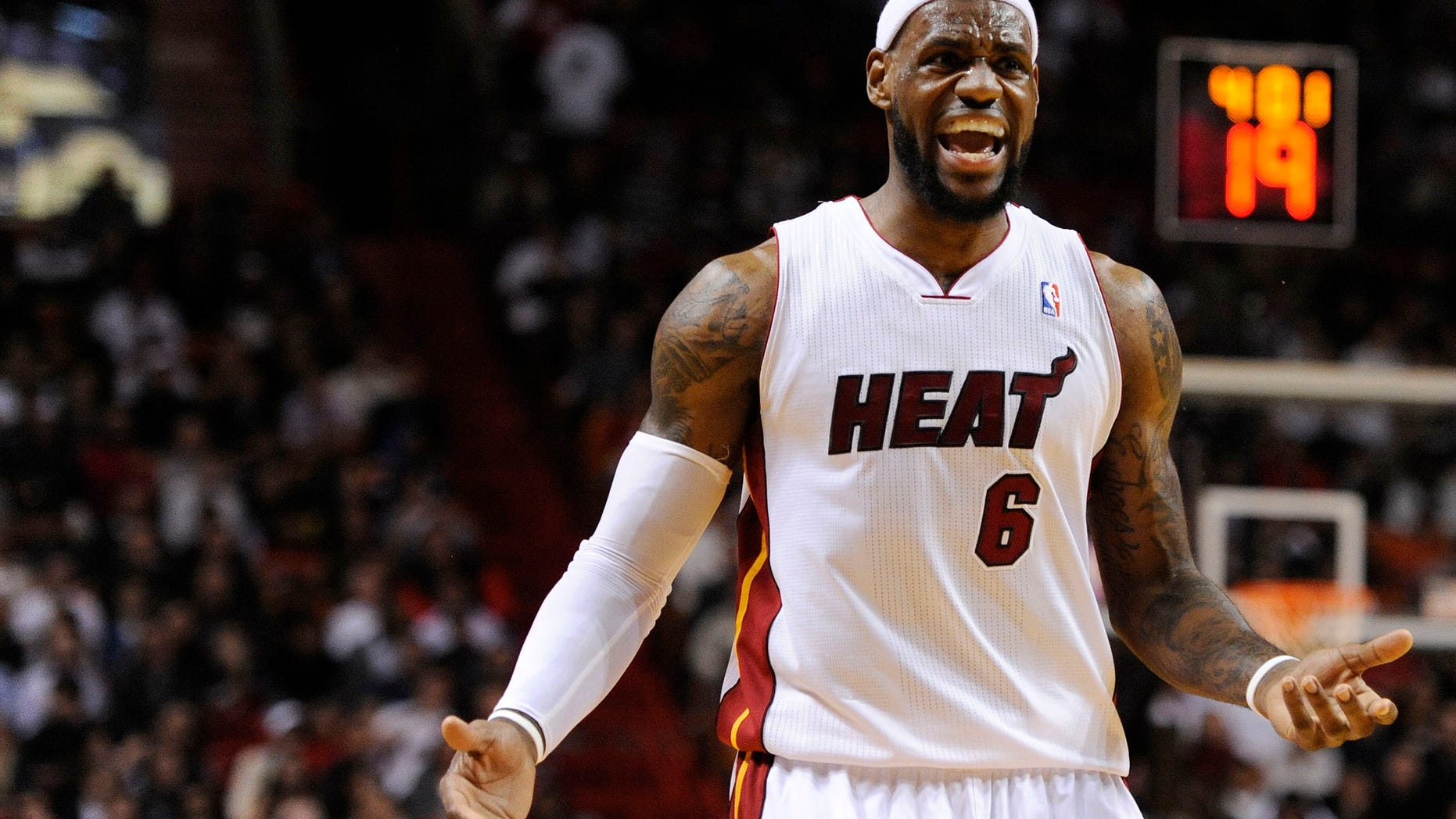 Miami Heat forward LeBron James