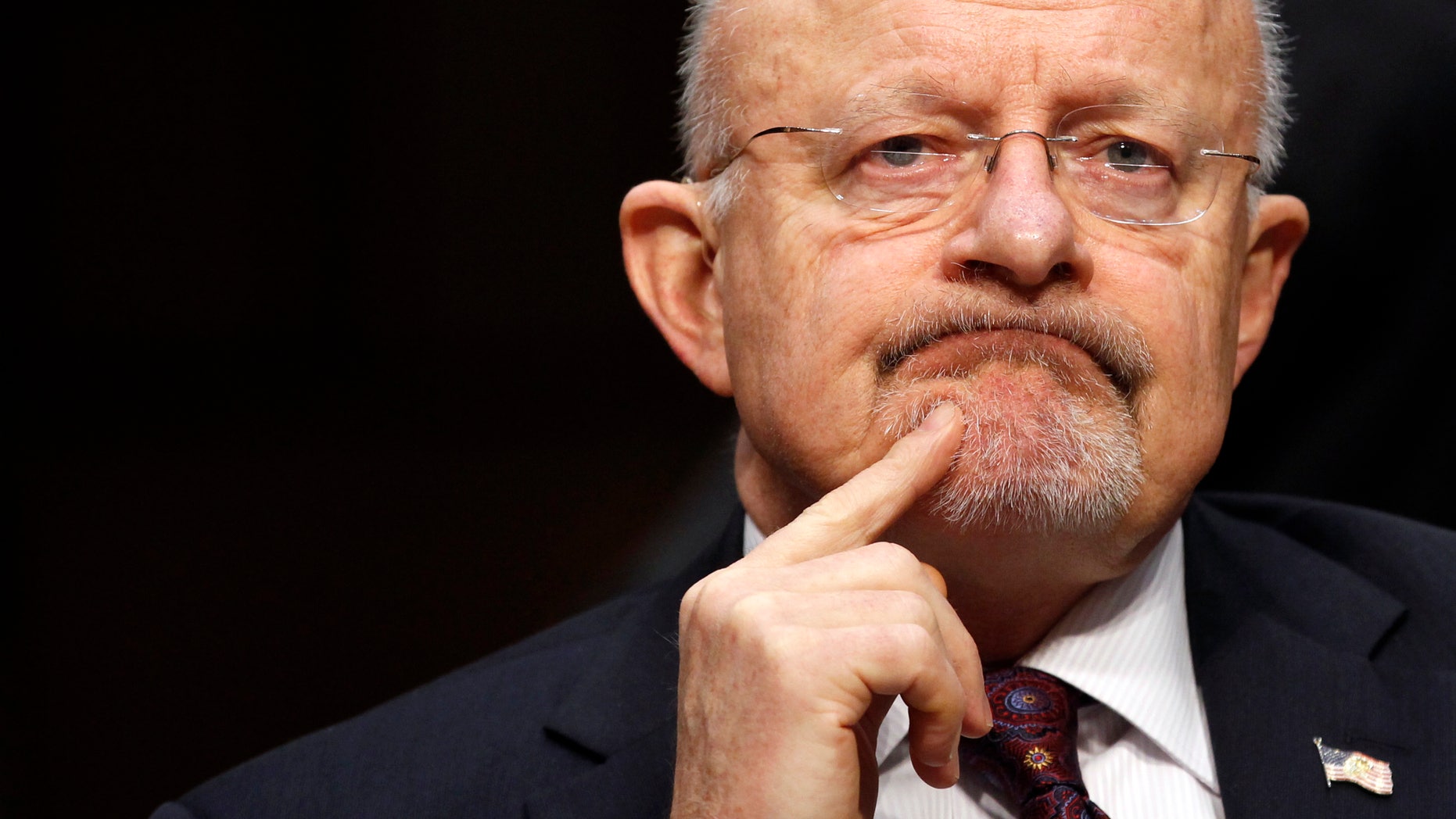 January 31, 2012: Director of National Intelligence James Clapper testifies before a Senate (Select) Intelligence hearing on "World Wide Threats" on Capitol Hill in Washington.
