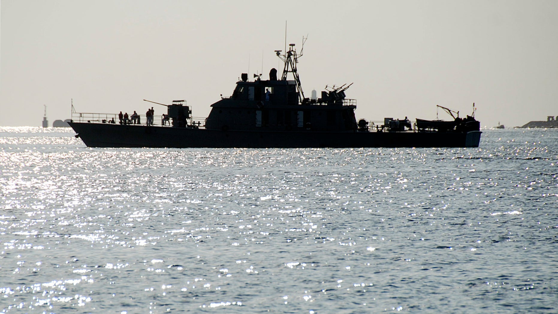 Dec. 8, 2012: One of two Iranian navy warships arrives to dock at Port Sudan in the Red Sea state.