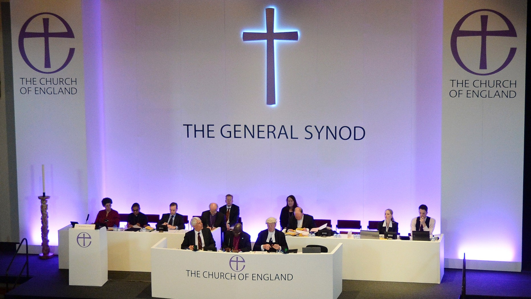 July 14, 2014 - Members of the Church of England's Synod attend the session to vote on the consecration of women bishops, in York. REUTERS