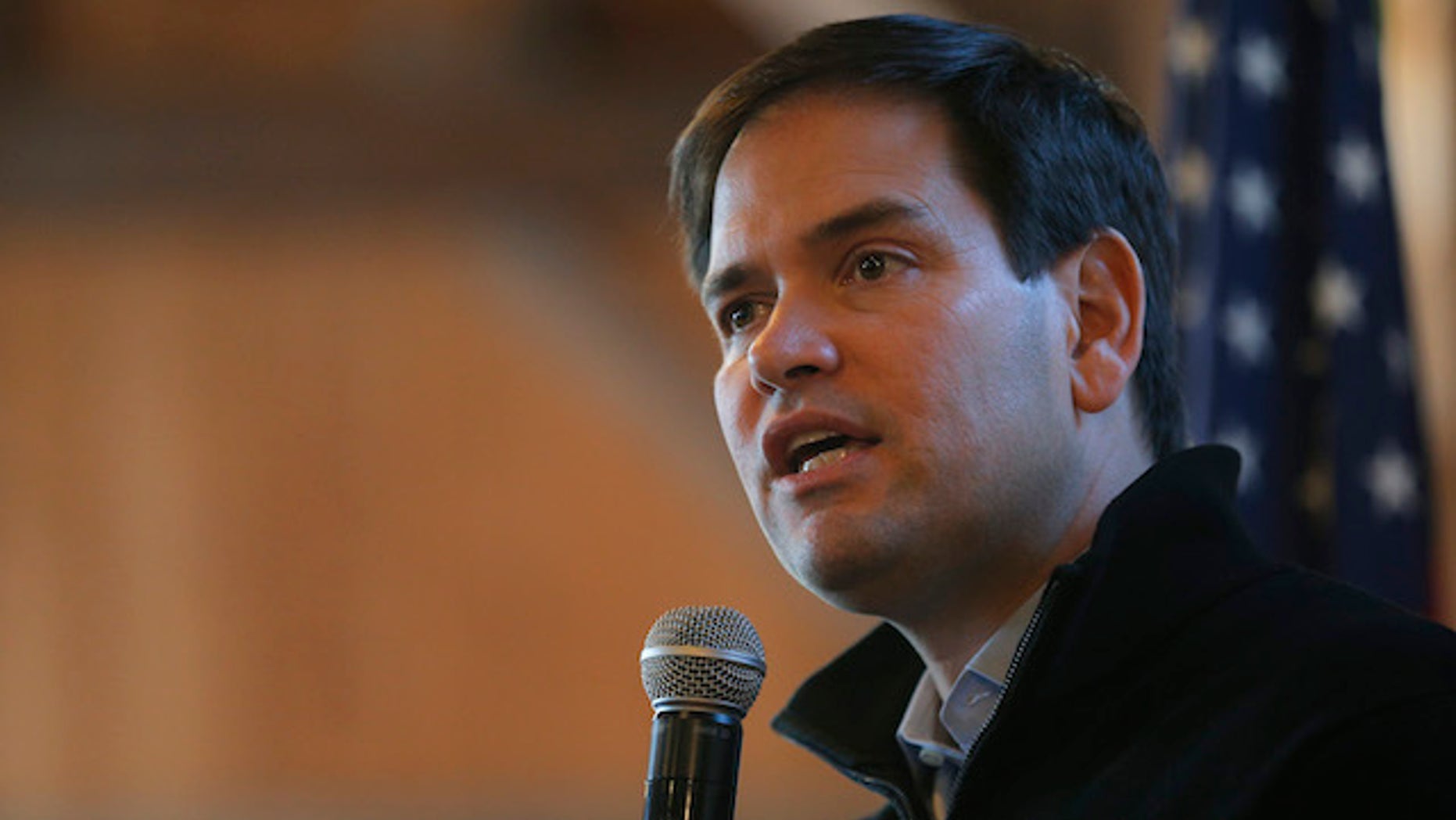 Republican U.S. Senator and possible presidential candidate for 2016 Marco Rubio (R-FL) speaks during an appearance in Hollis, New Hampshire February 23, 2015. REUTERS/Brian Snyder (UNITED STATES - Tags: POLITICS) - RTR4QVL2