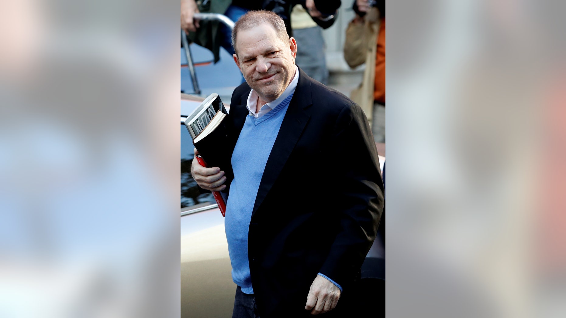 Film producer Harvey Weinstein arrives at the 1st Precinct in Manhattan in New York, U.S., May 25, 2018.